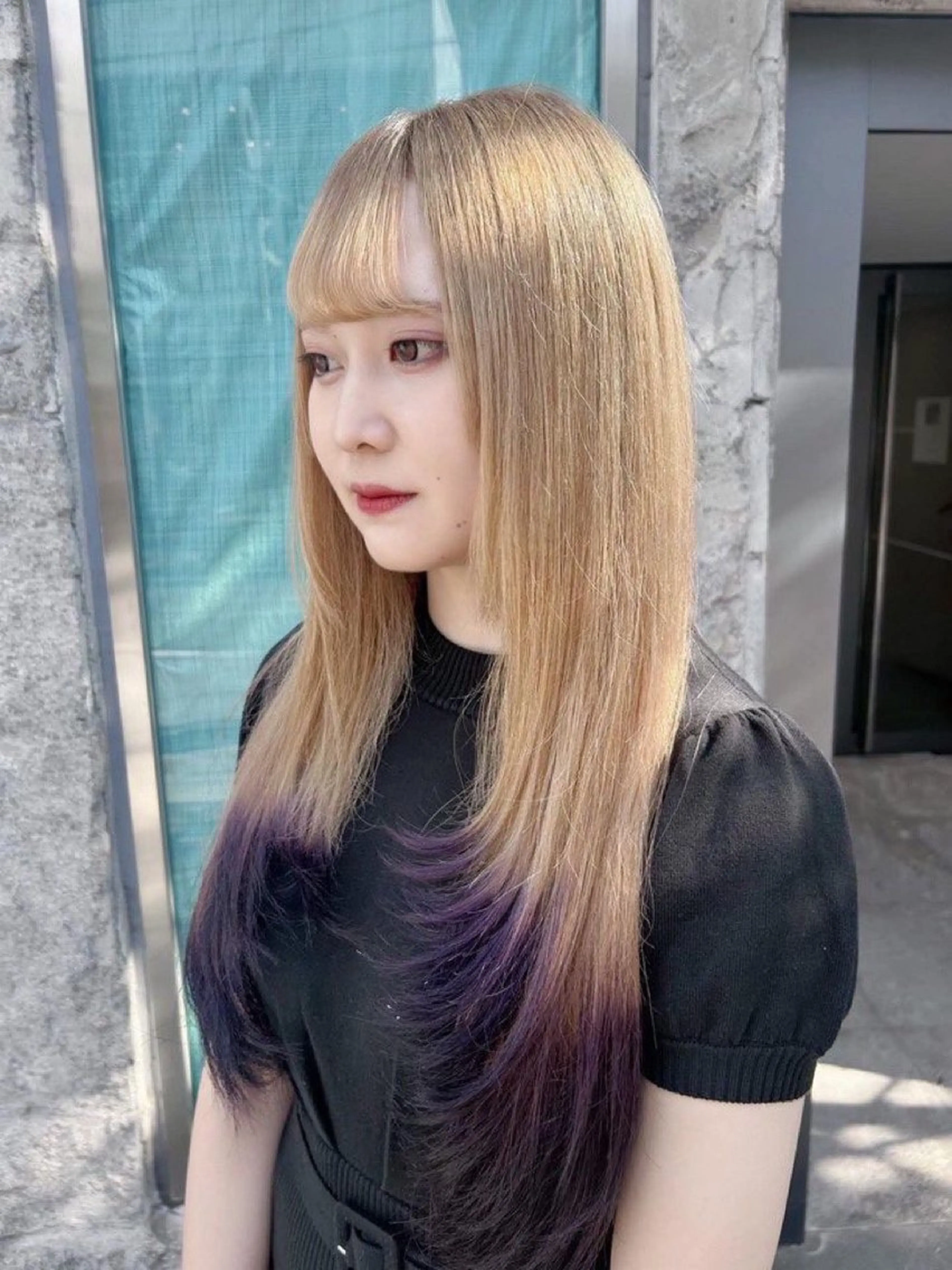 セミロング ヘアカラー トリートメント ✨メンズ特化& ブリーチ特化Ryuのヘアスタイル