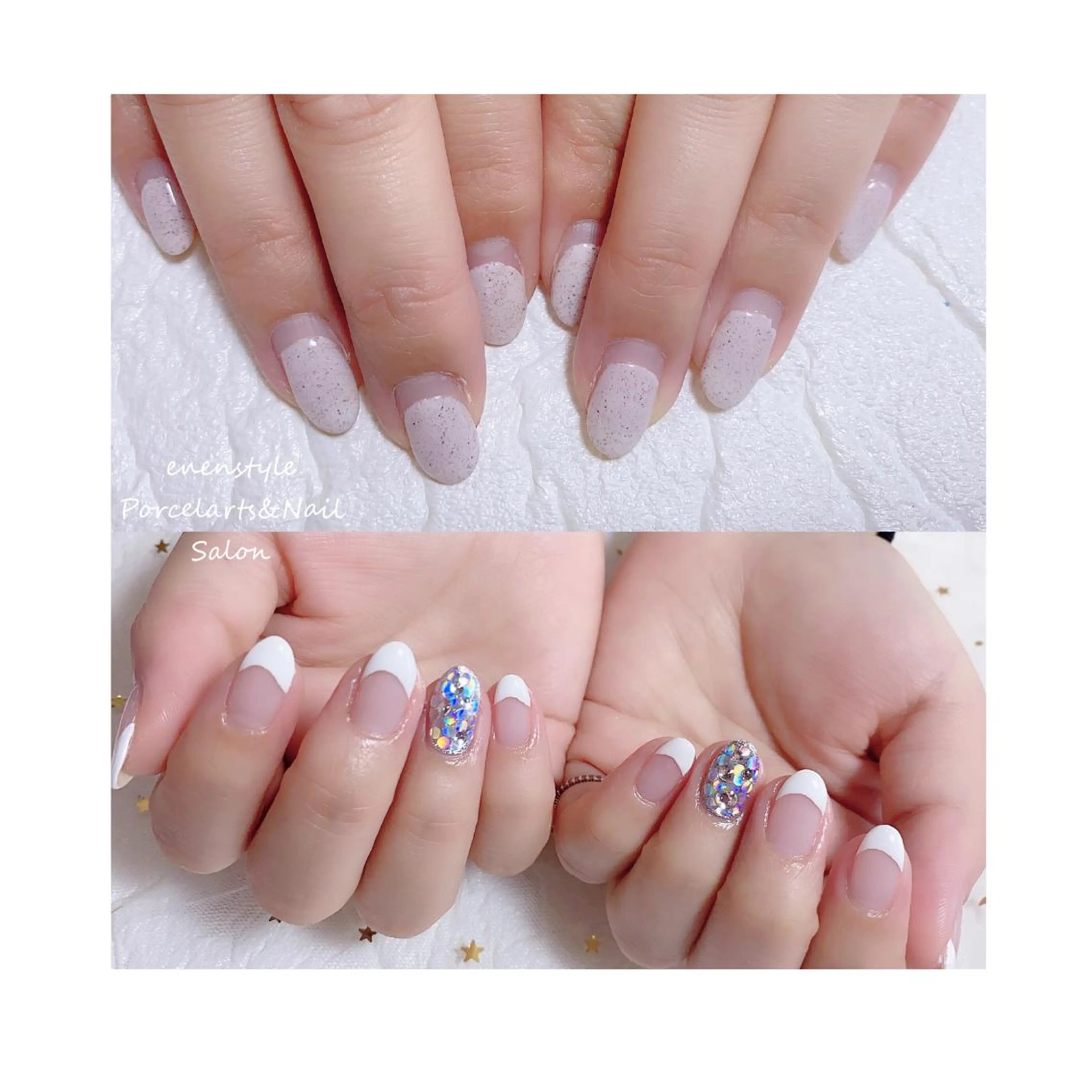 ミディアム ネイル ジェルネイル ニュアンスネイル オフィスネイル ワンカラーネイル パラジェル 👑enen style👑のネイルデザイン