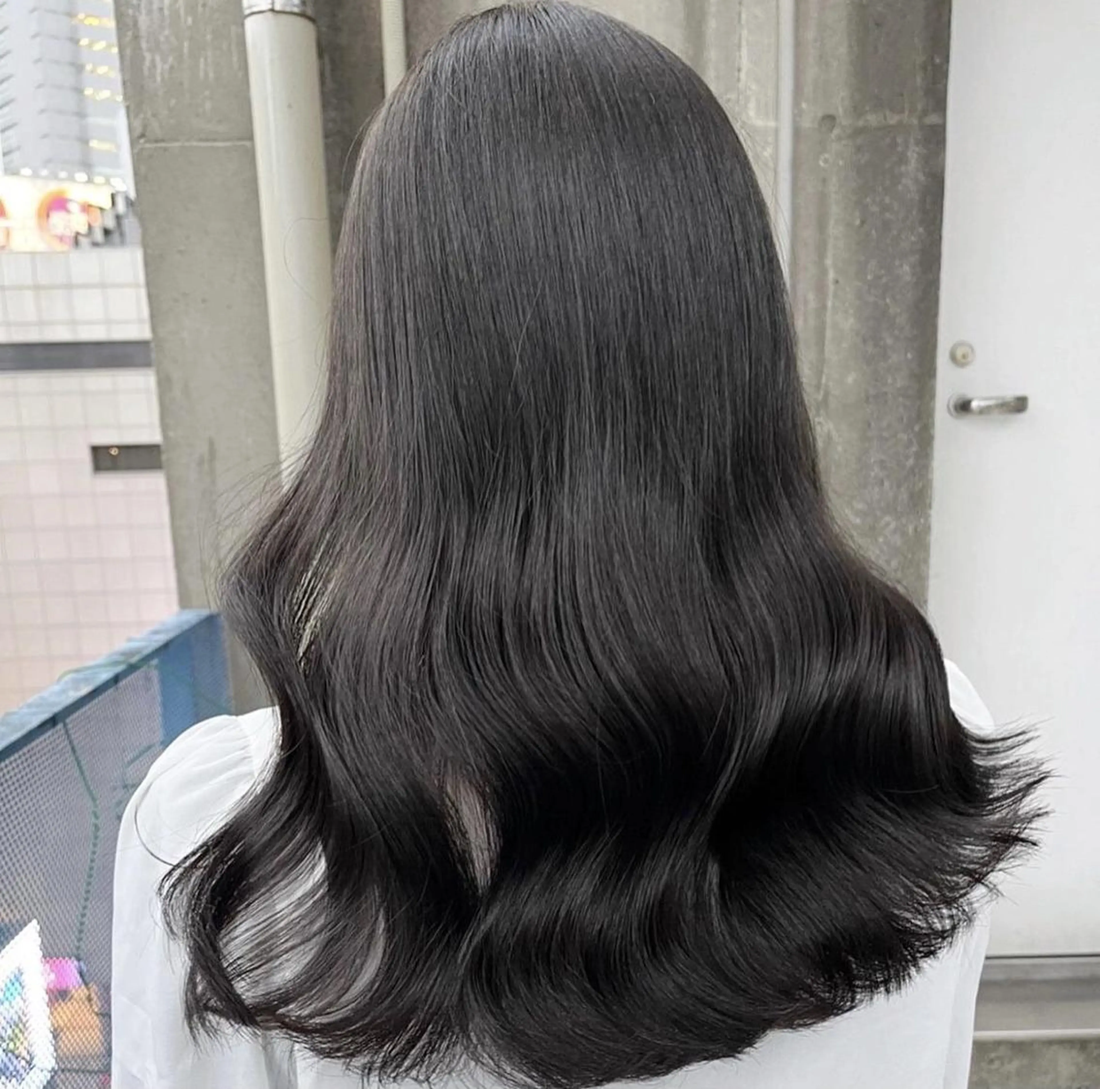 セミロング カラー ヘアアレンジ 💖艶と似合わせ💖 カラーカット💖のヘアスタイル