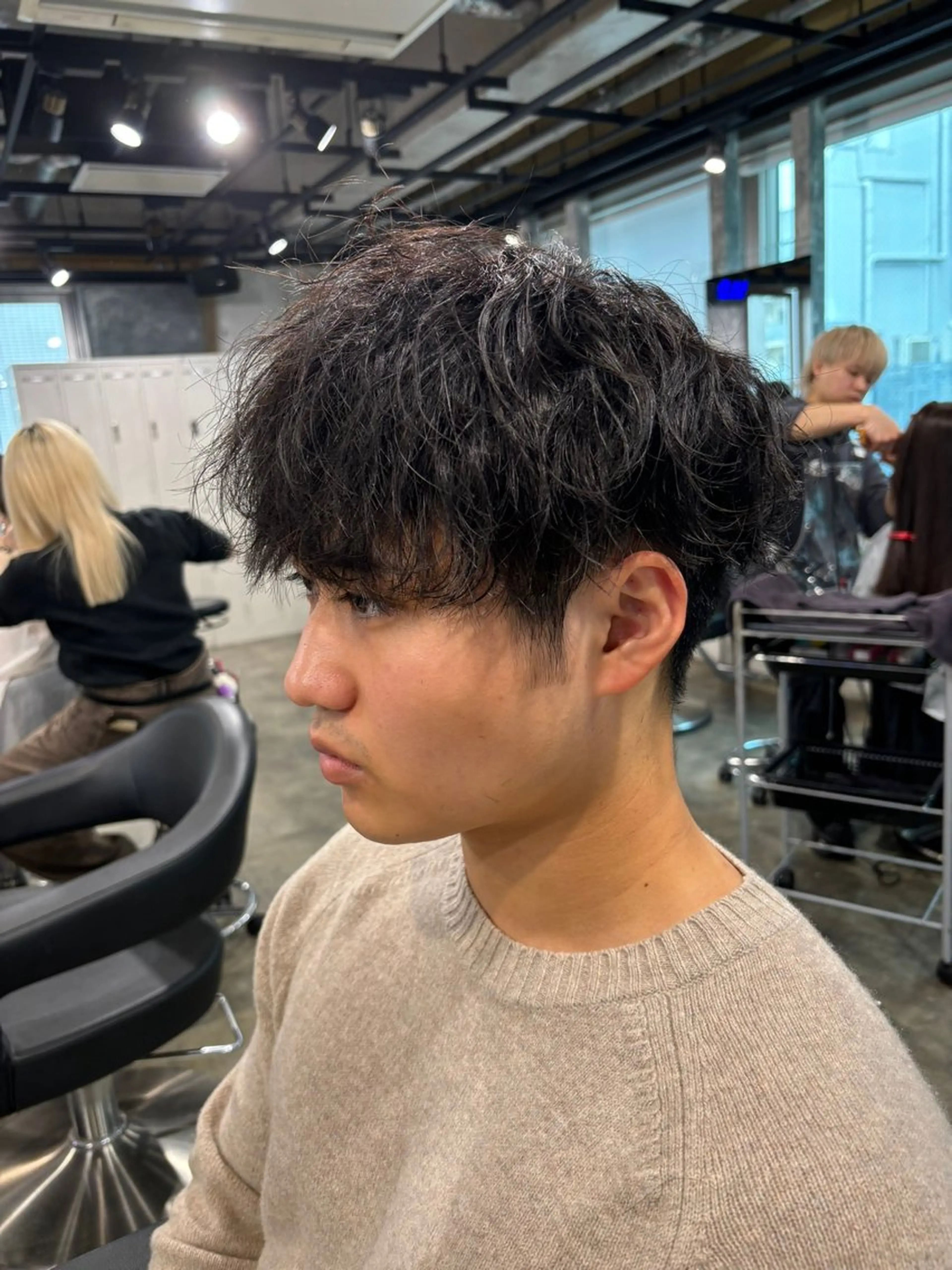 メンズ カット パーマ 🪽直毛男子の救世主 🪽フェザーパーマのヘアスタイル