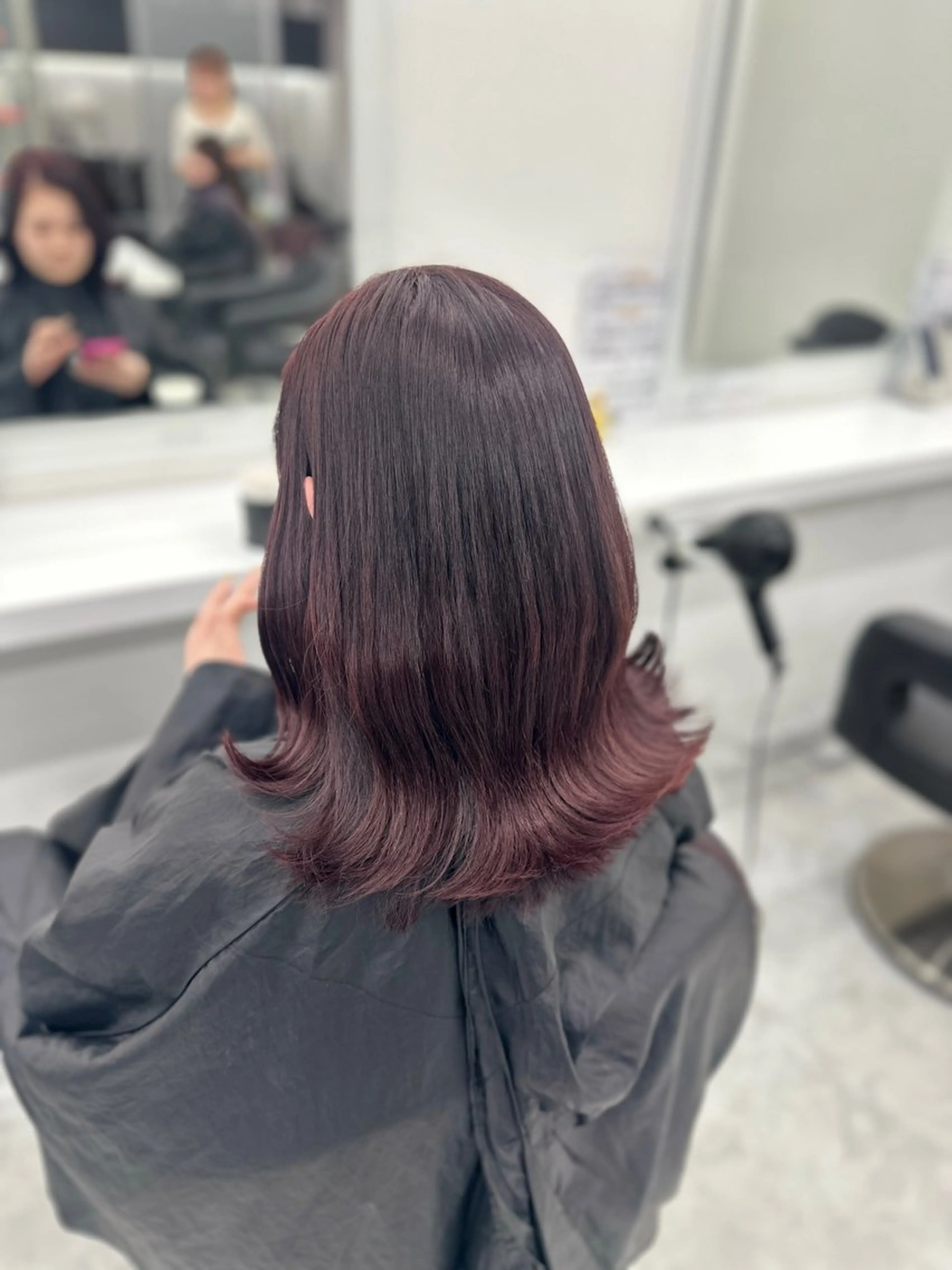 ロング カラー パーマ ヘアアレンジ メンズ キッズ ♥️韓国ヘア レイヤー♥️ゆりのヘアスタイル