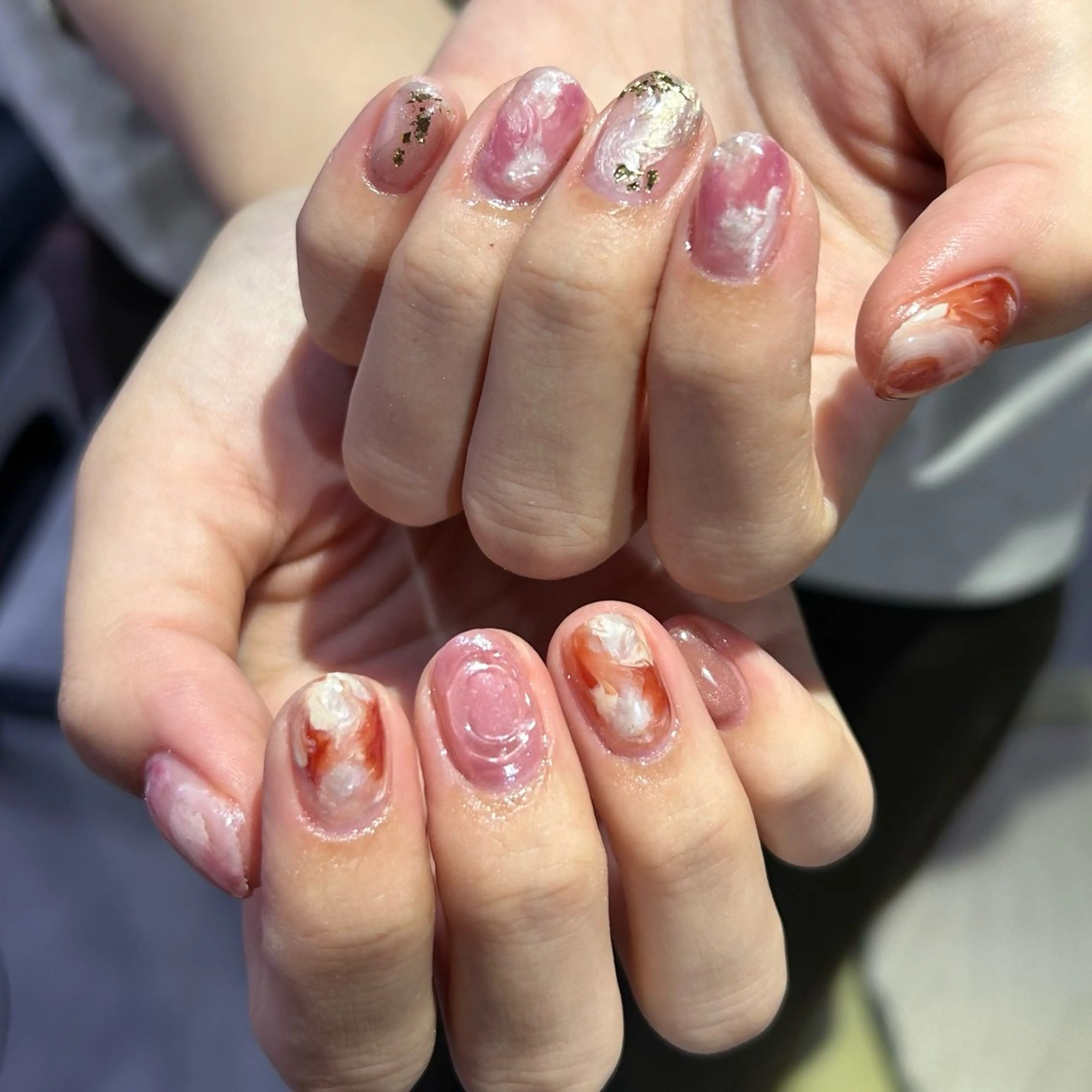ネイル ハンドネイル フットネイル ASA nail / アート☀︎ニュアンスのネイルデザイン