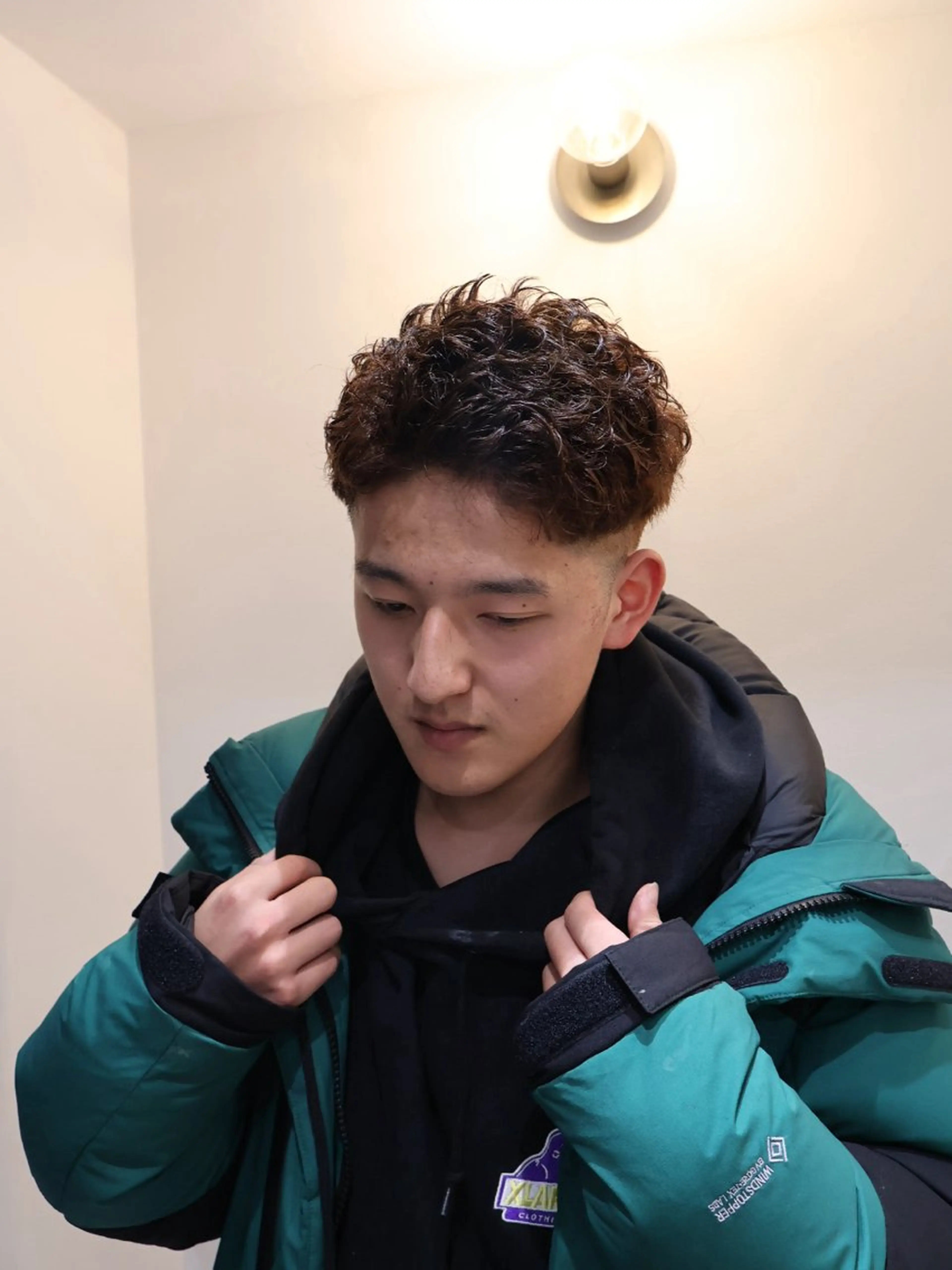 ショート パーマ ショートヘア メンズパーマ梅田 ・川副史晶のヘアスタイル