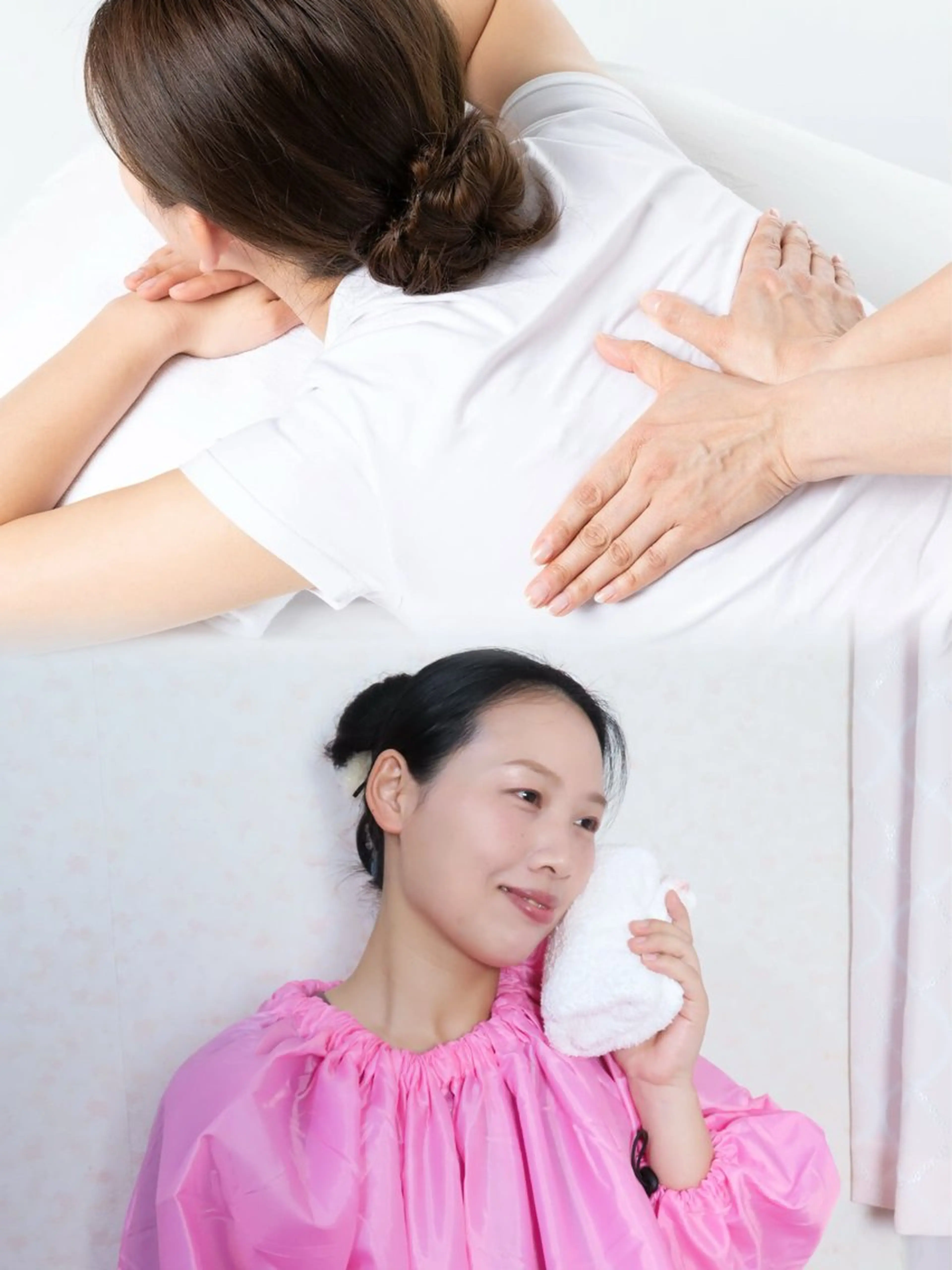 【疲れた心と体に◎】極上ヘッド・全身もみほぐし+よもぎ蒸し80分」の写真