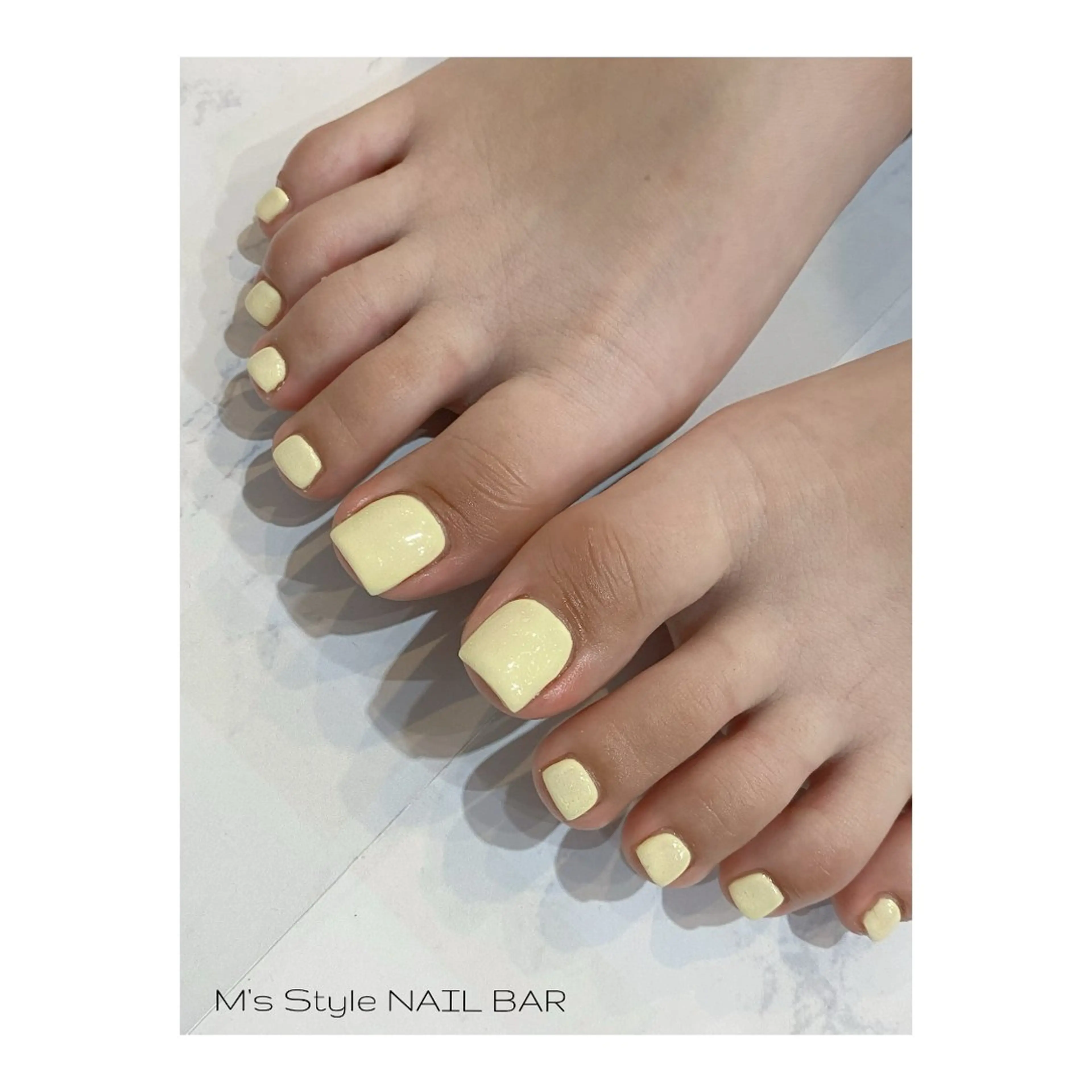 ネイル 成人式 フットネイル フレンチネイル ジェルネイル 韓国ネイル フットネイル M's Style NAIL BARのネイルデザイン