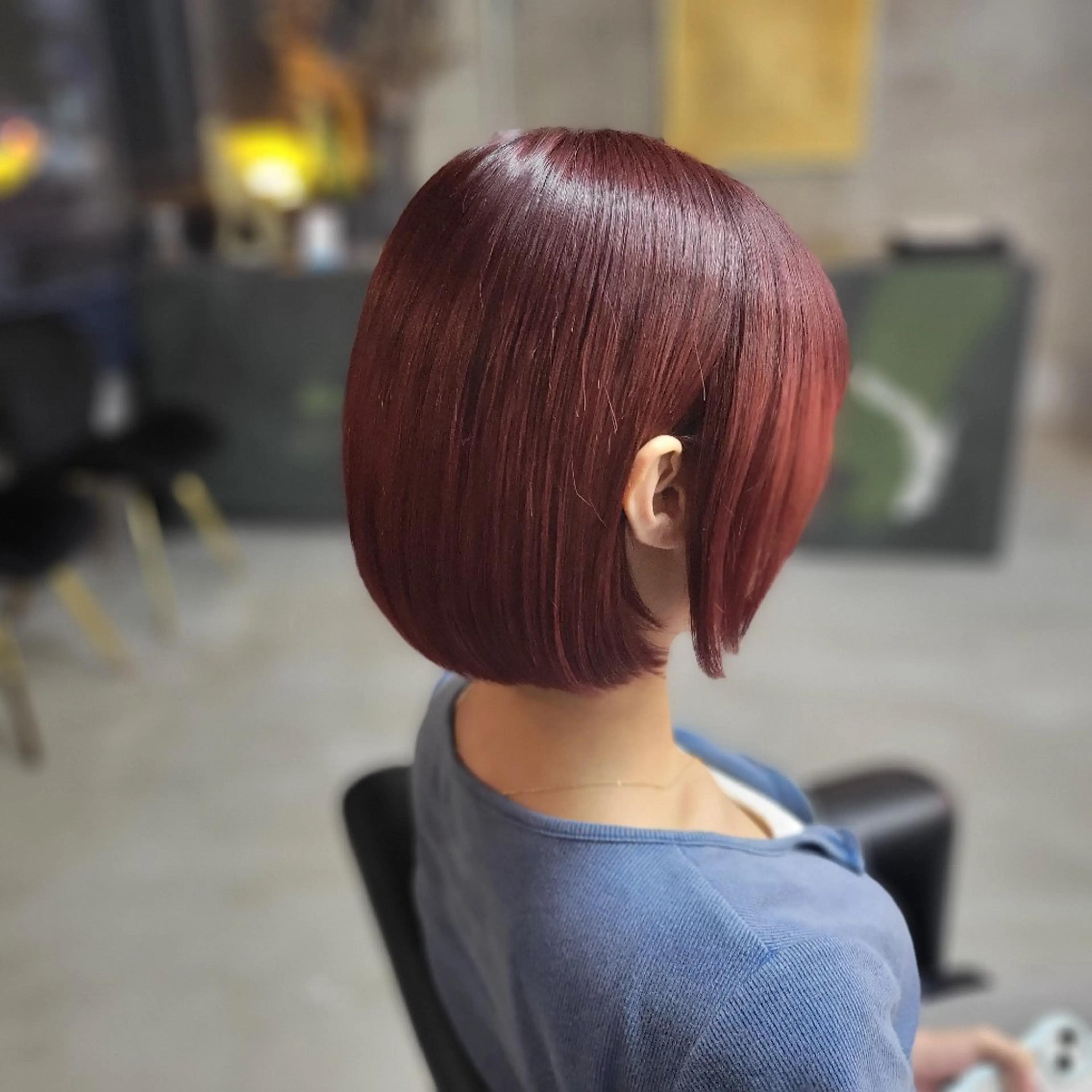 ショート カラー ブラウンカラー ピンクカラー ピンクブラウン schwarz  黒森一馬のヘアスタイル