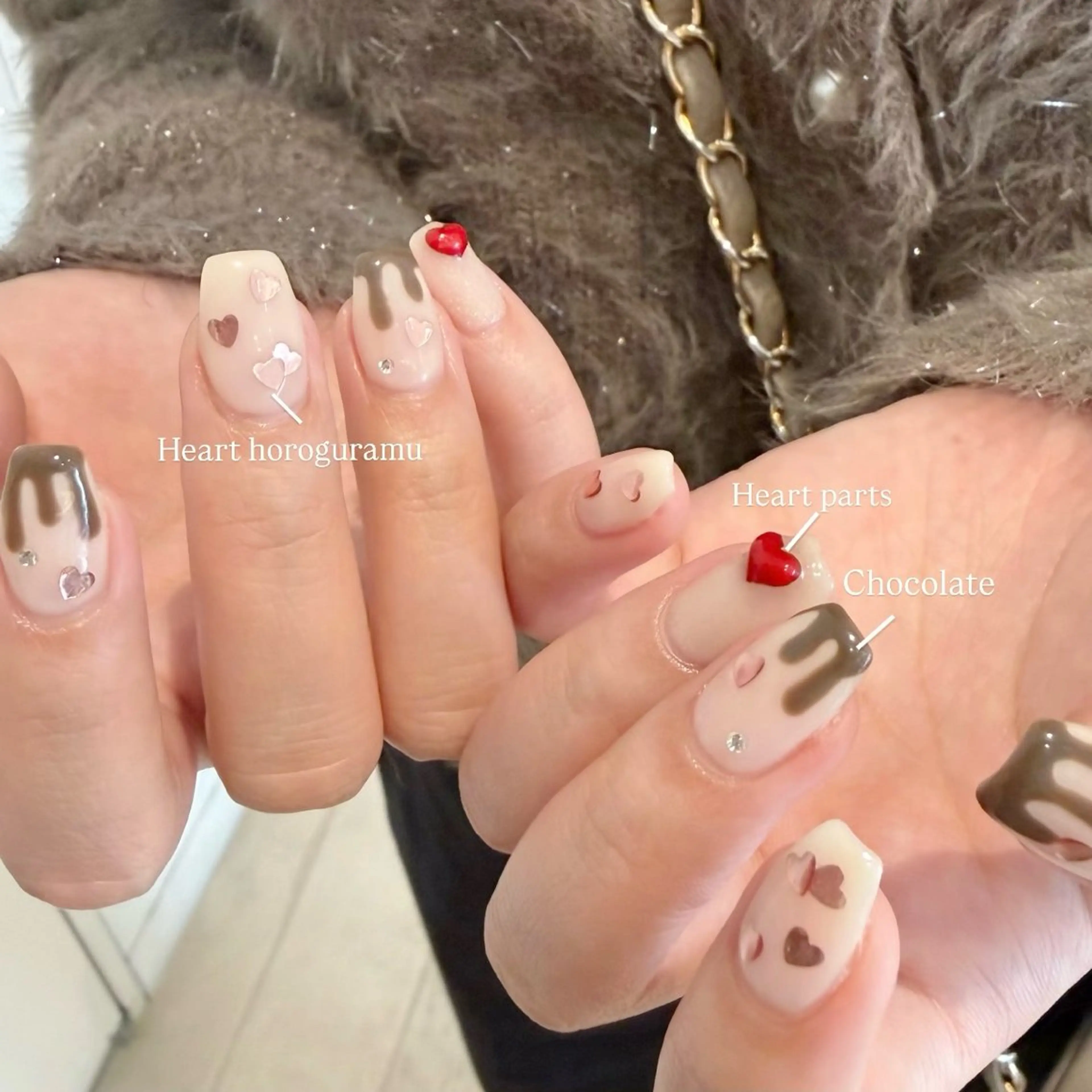 ネイル ハンドネイル Momone ／渋谷／パラジェルのネイルデザイン