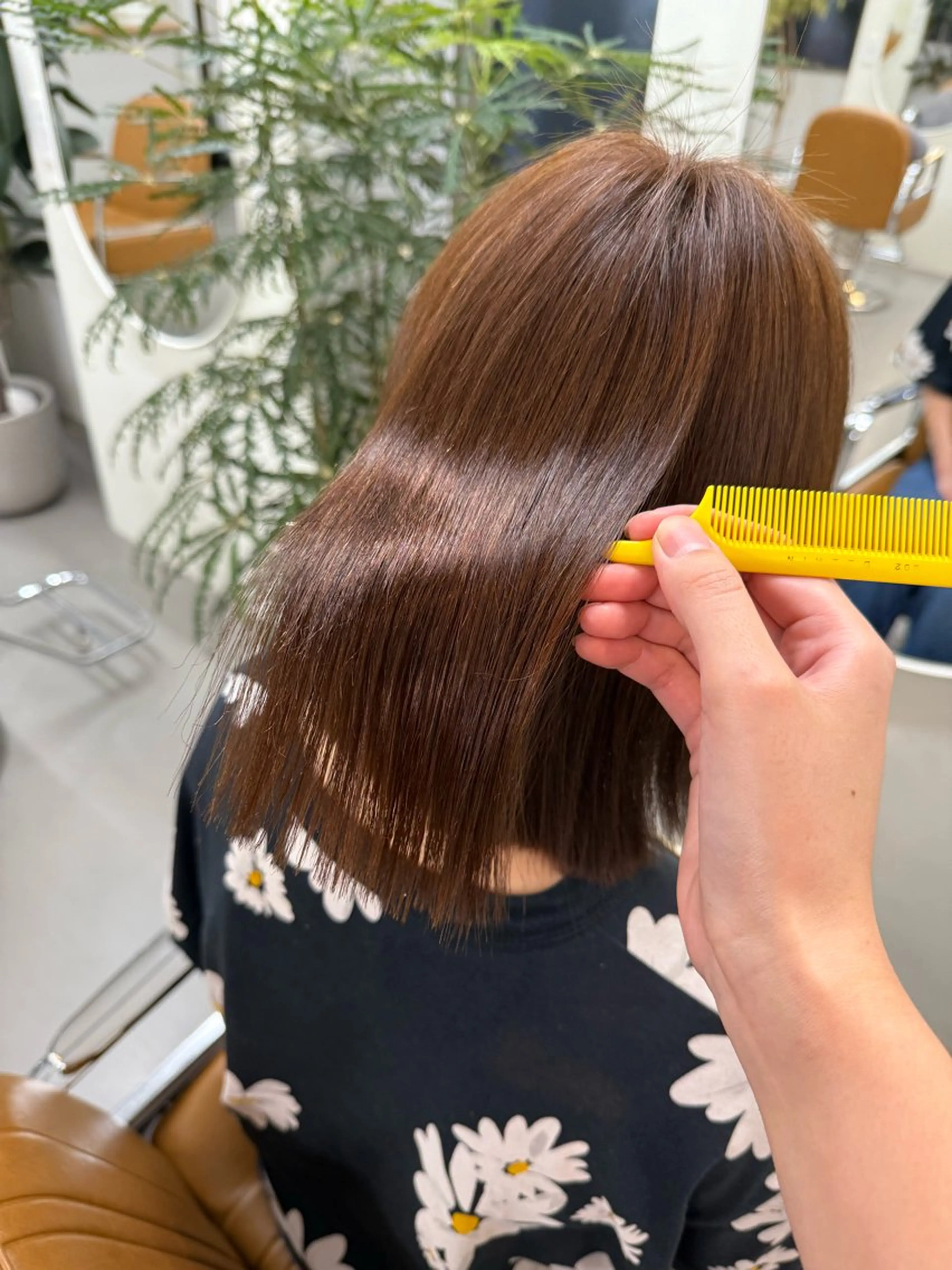 カラー パーマ 縮毛矯正 檜 果歩のヘアスタイル