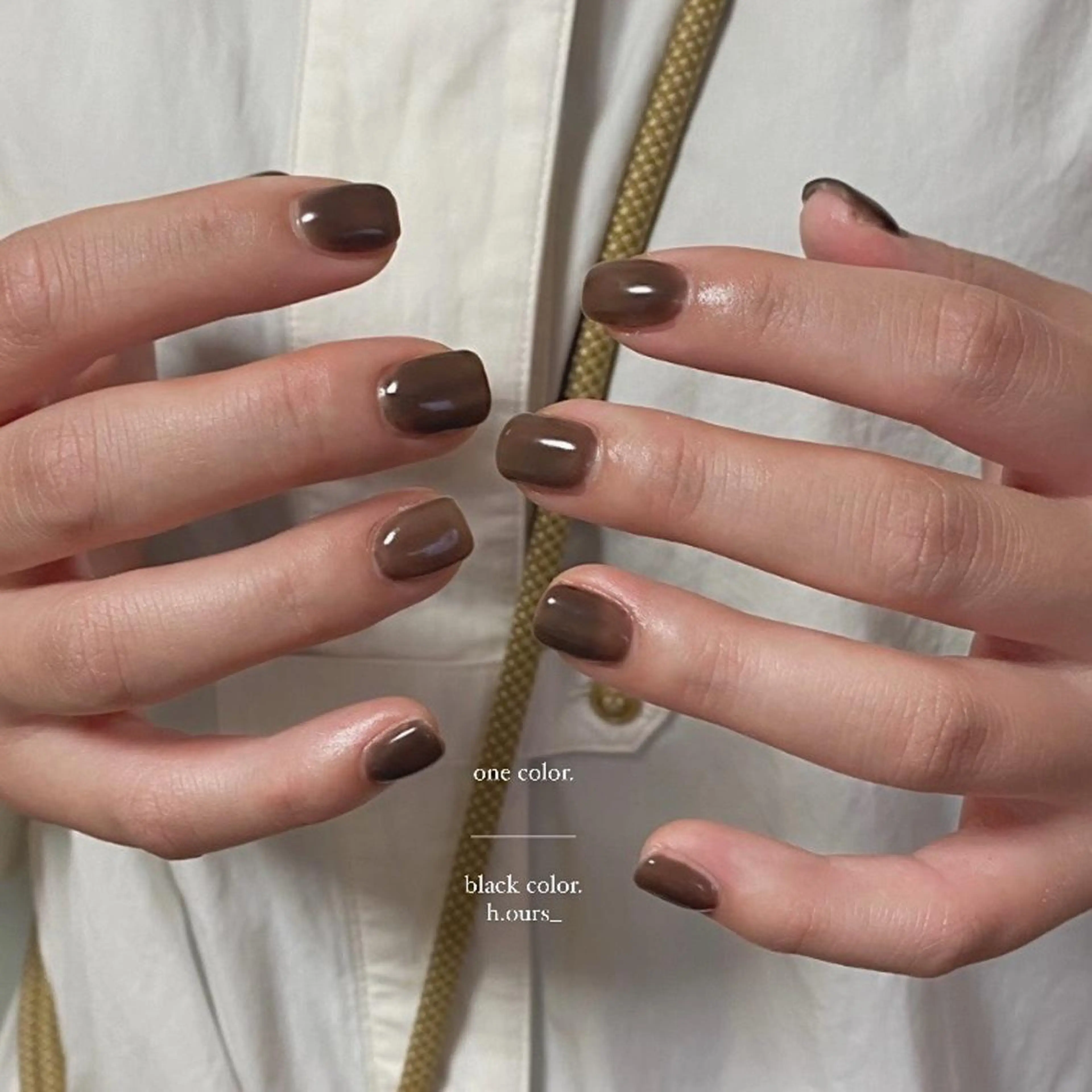 ネイル ワンカラーネイル シンプルネイル h.ours _のネイルデザイン