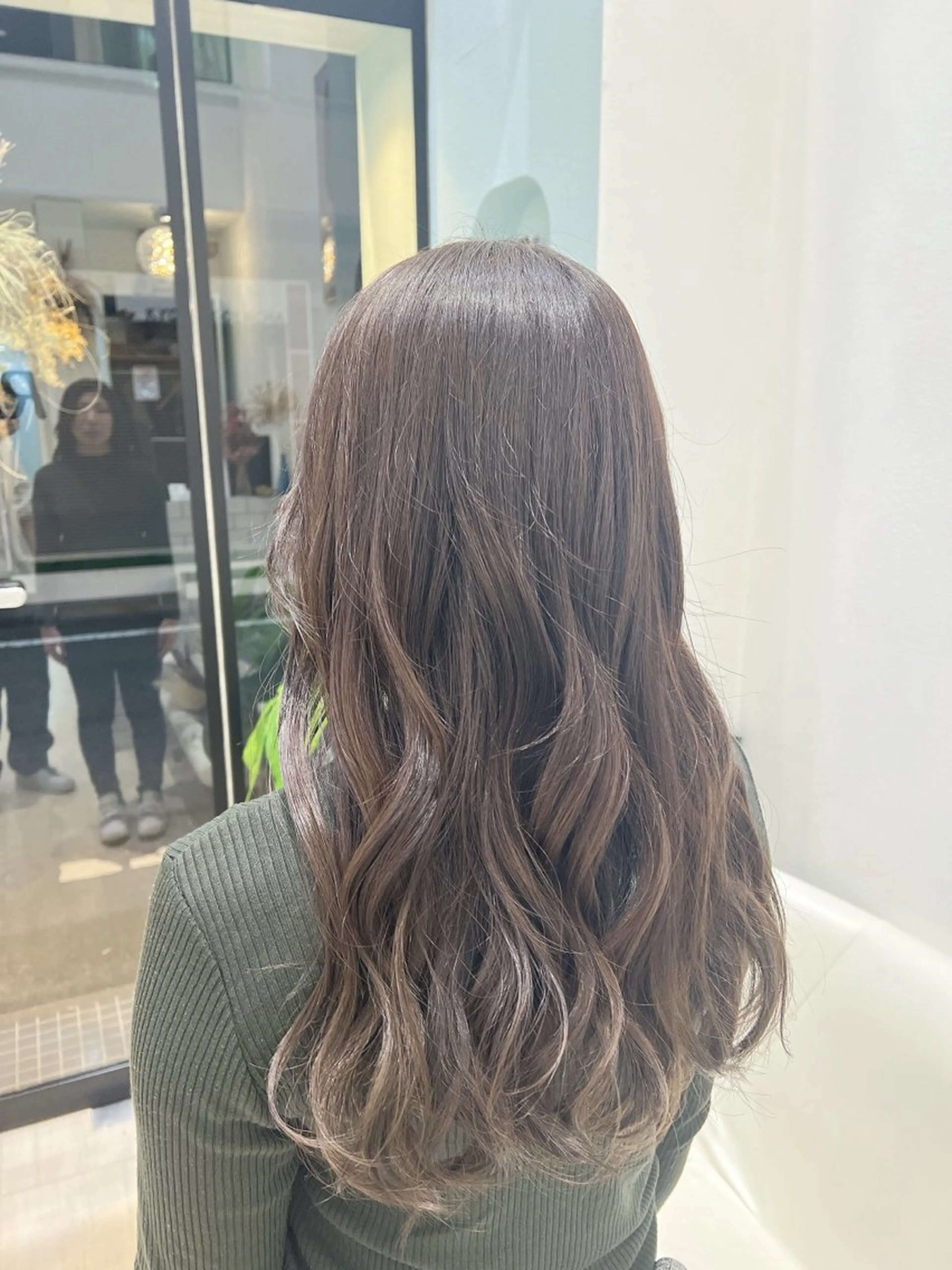 ミディアム カラー パーマ ヘアアレンジ メンズ ヘアカラー 堀井 凌平のヘアスタイル