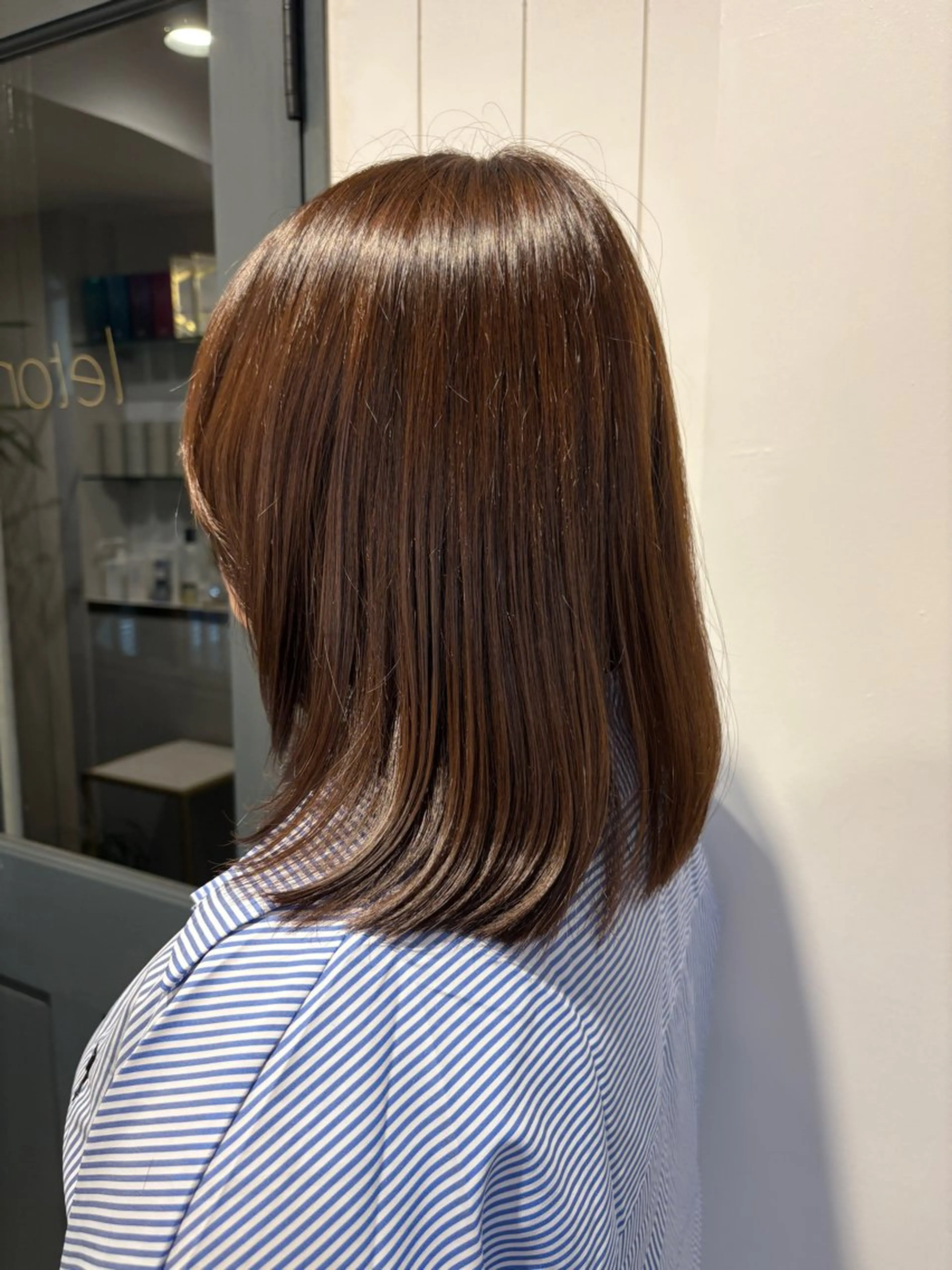 ミディアム り おのヘアスタイル