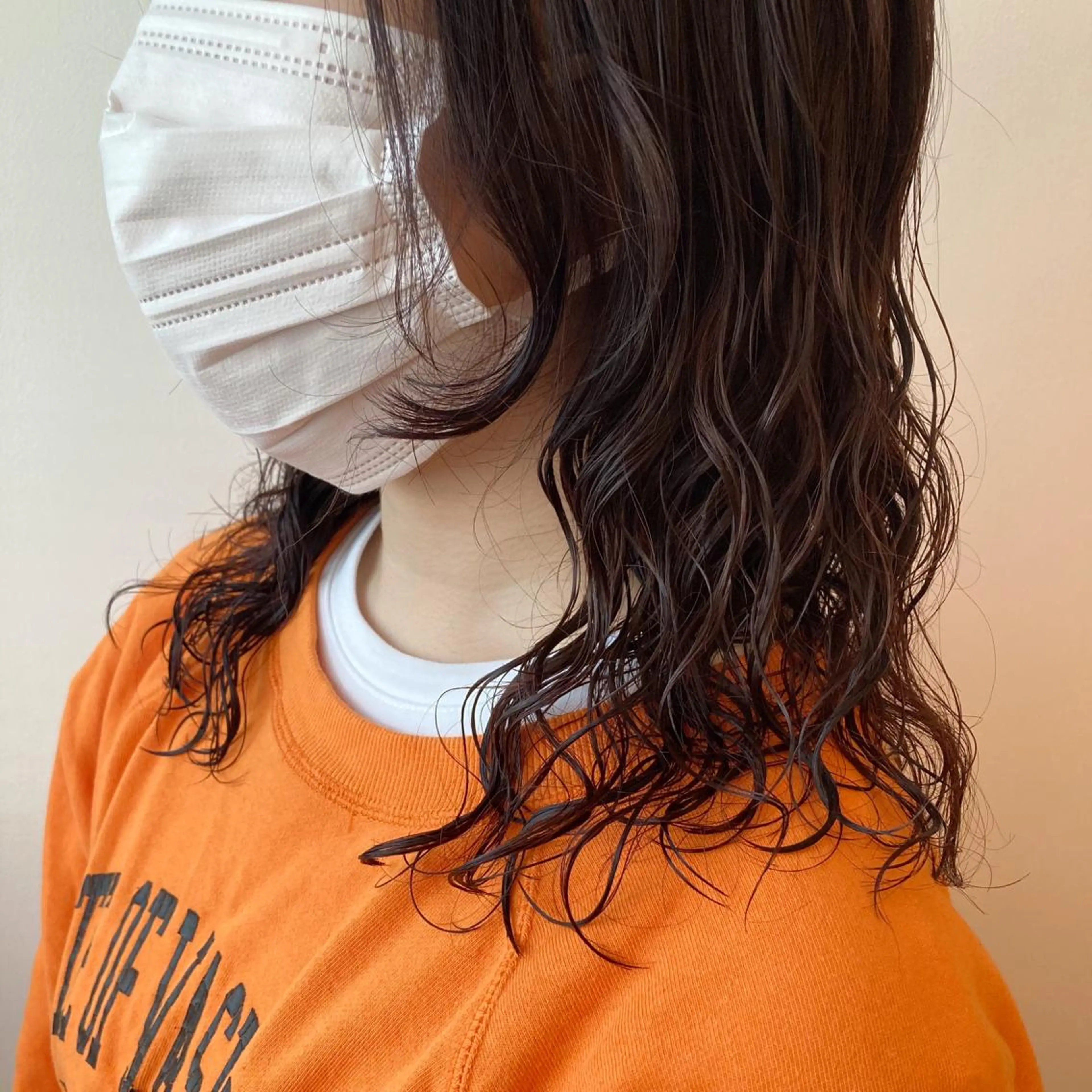 セミロング パーマ セミロングパーマ ウルフカット 尾籠 美幸 （オゴモリ ミユキ）のヘアスタイル