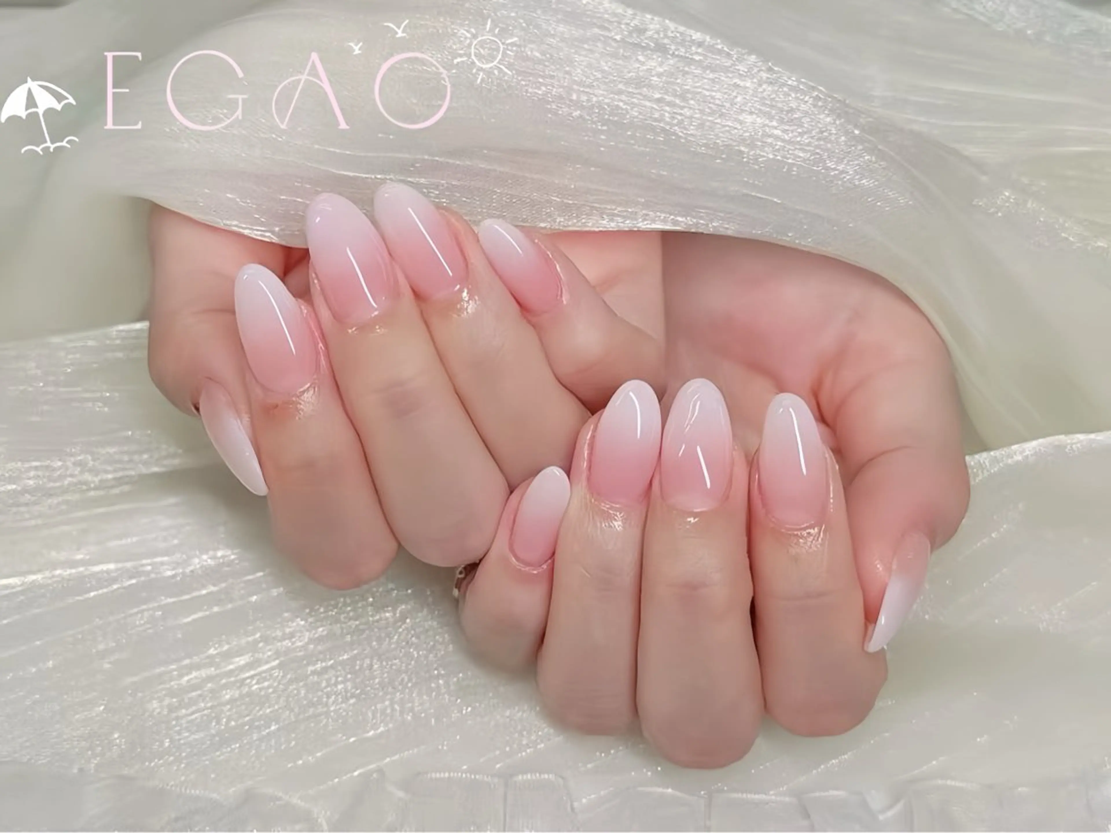 ネイル アートネイル フットネイル フレンチネイル ジェルネイル グラデーション ハンドネイル Egao Nail錦糸町店のネイルデザイン