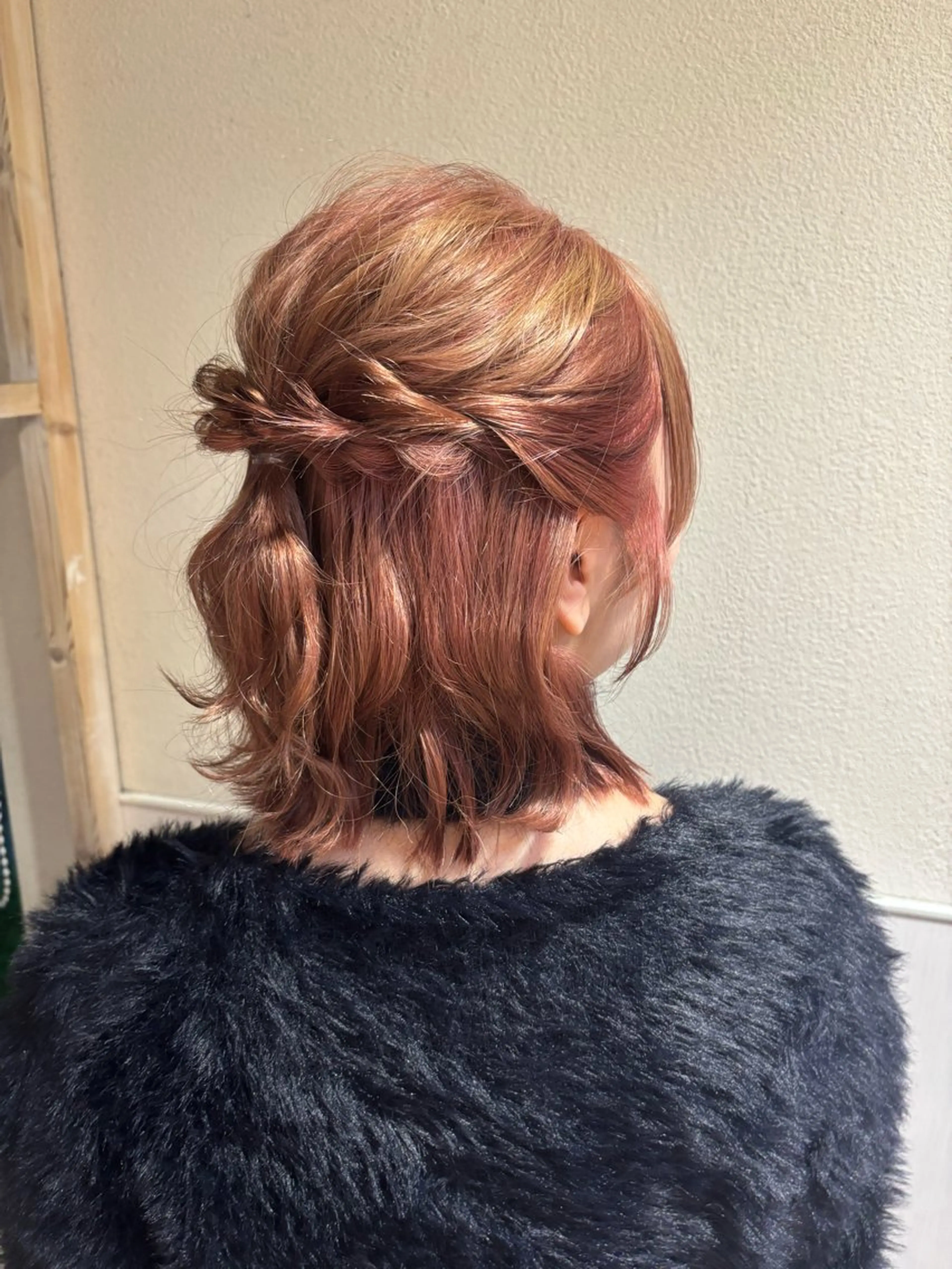 ミディアム ヘアアレンジ ヘアセット 表参道/アレンジ💐 /艶カラー/kahoのヘアスタイル