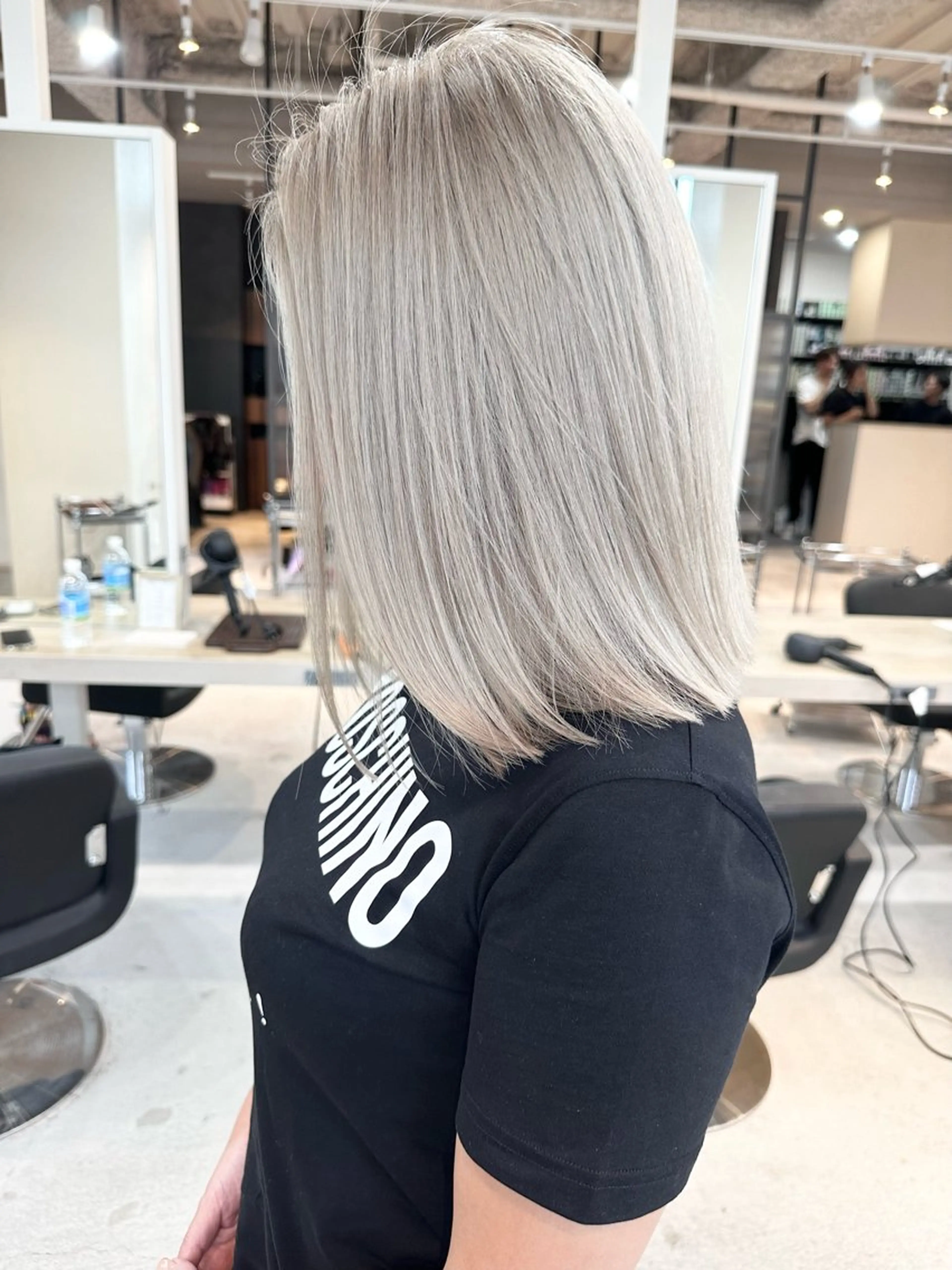 ミディアム カラー キッズ ヘアカラー トリートメント 井上 一平のヘアスタイル