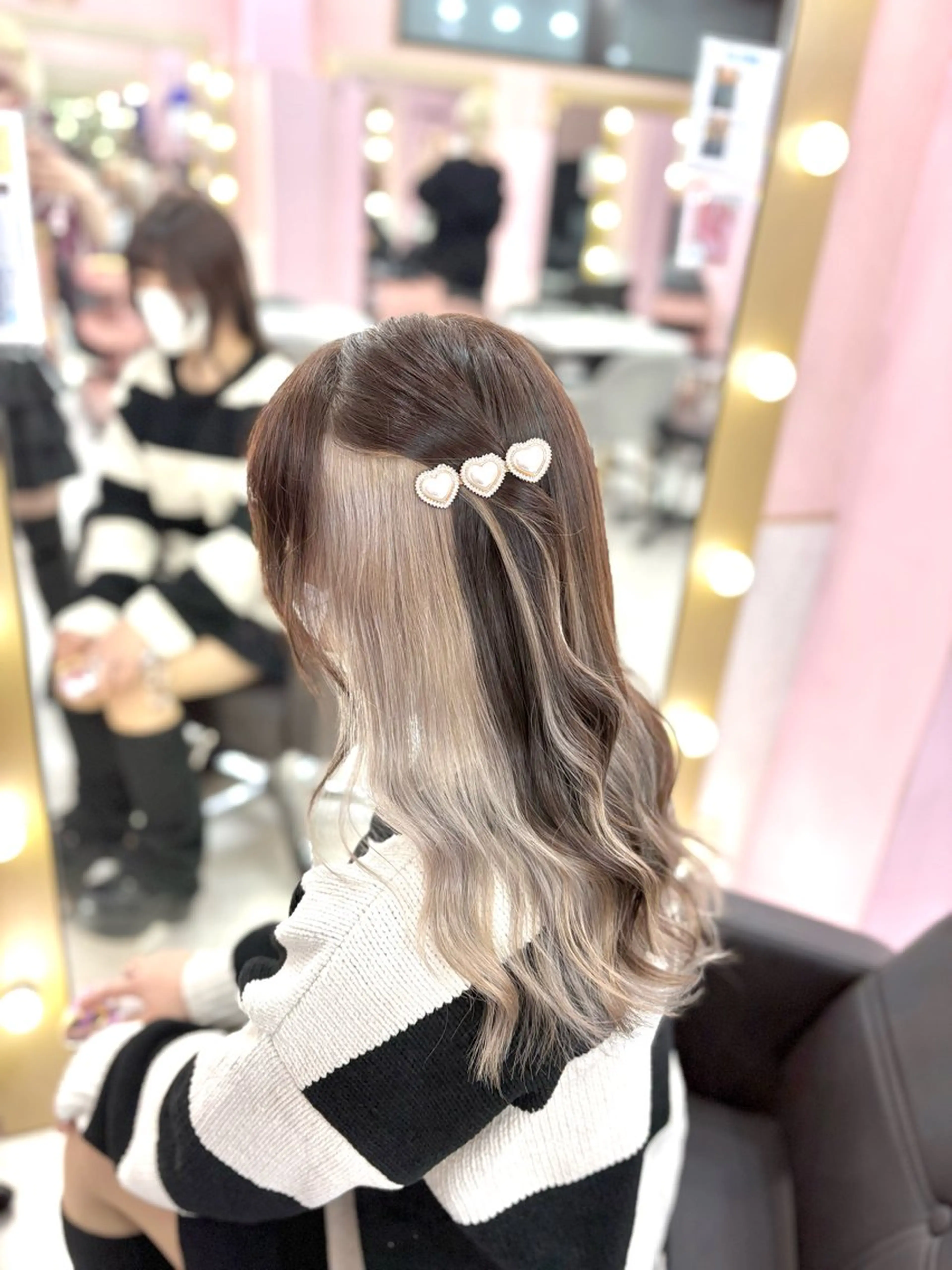 セミロング カラー 甘ふわgirly🎀 ハイトーン🤍Ramのヘアスタイル