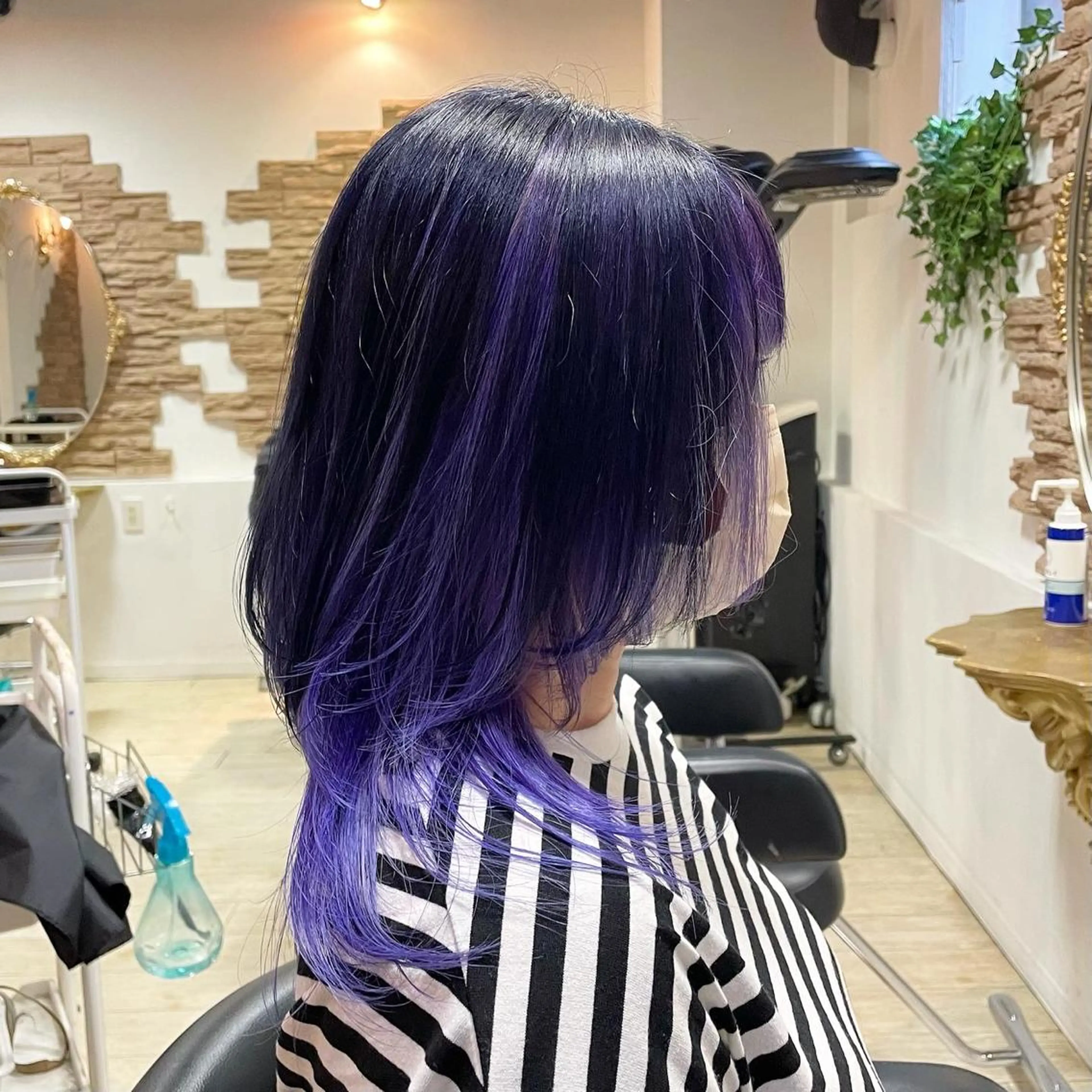 セミロング カット ヘアカラー トリートメント 神 .のヘアスタイル