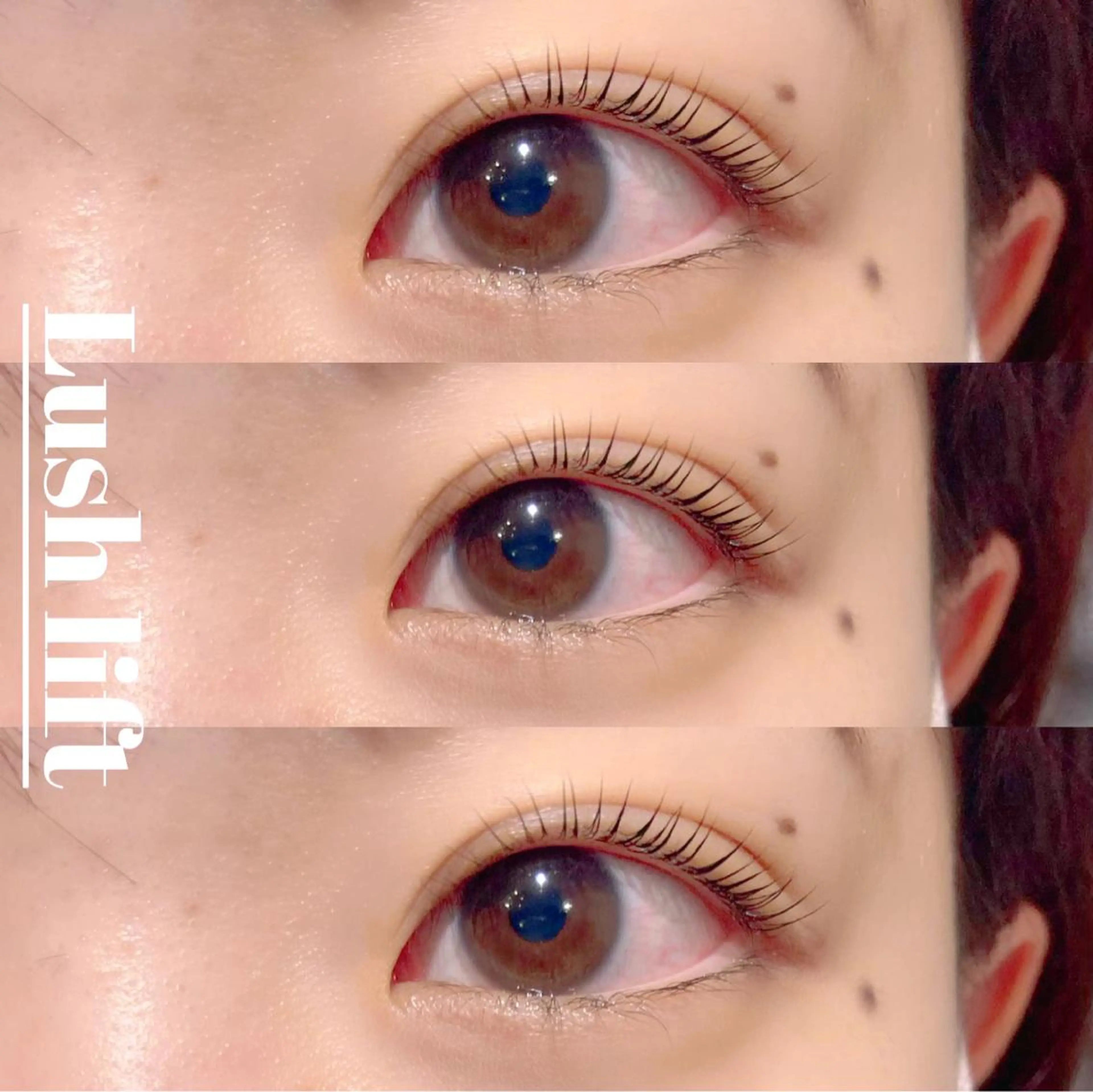 マツエク・マツパ アイブロウ 一重×まつ毛パーマ Earth coiffure beaute長野稲田店所属・林 愛子のマツエク・マツパデザイン