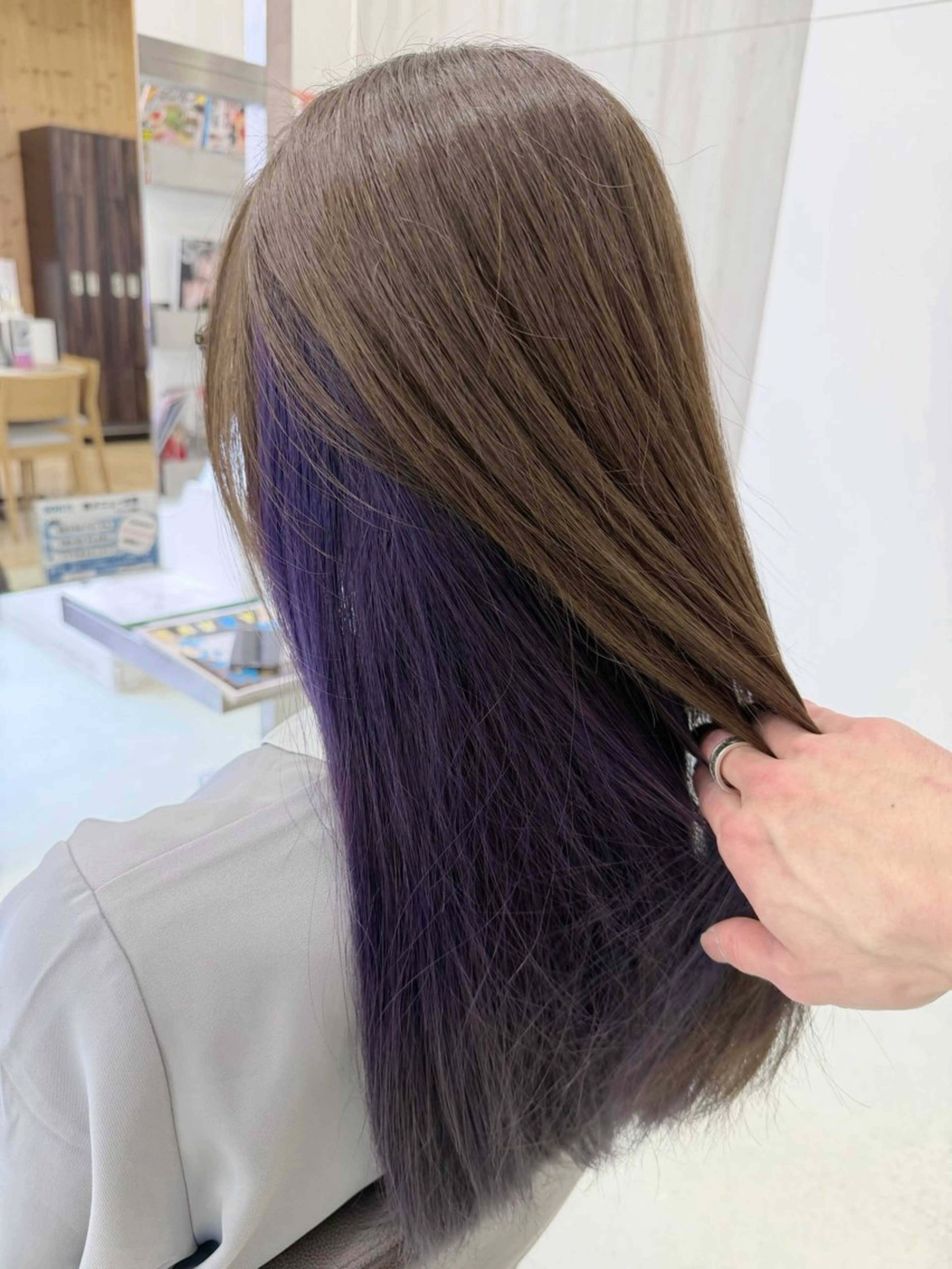 ロング カット ヘアカラー wil西宮レイヤー 西村徹のヘアスタイル