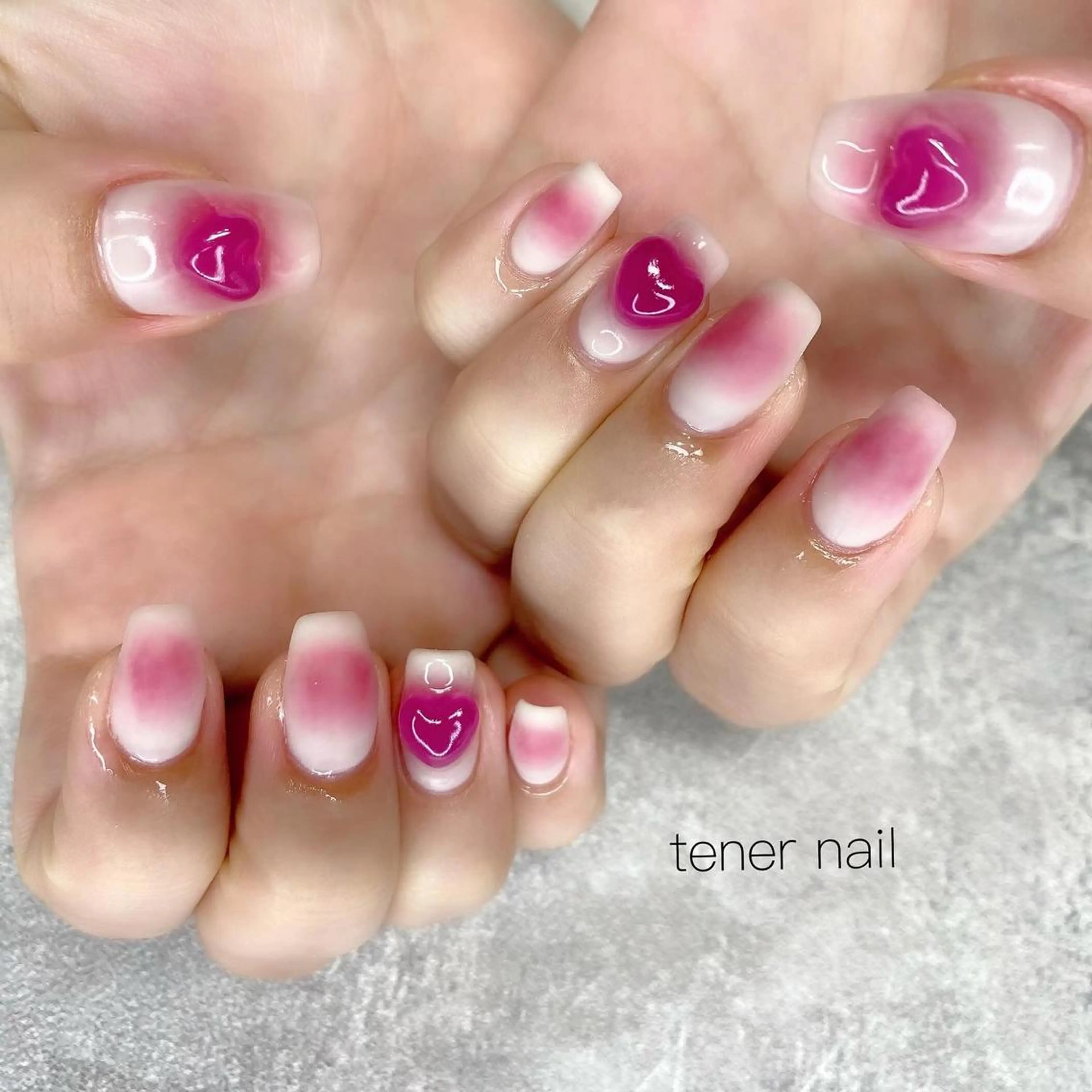 ネイル チークネイル マットネイル テネルネイル tener nailのネイルデザイン