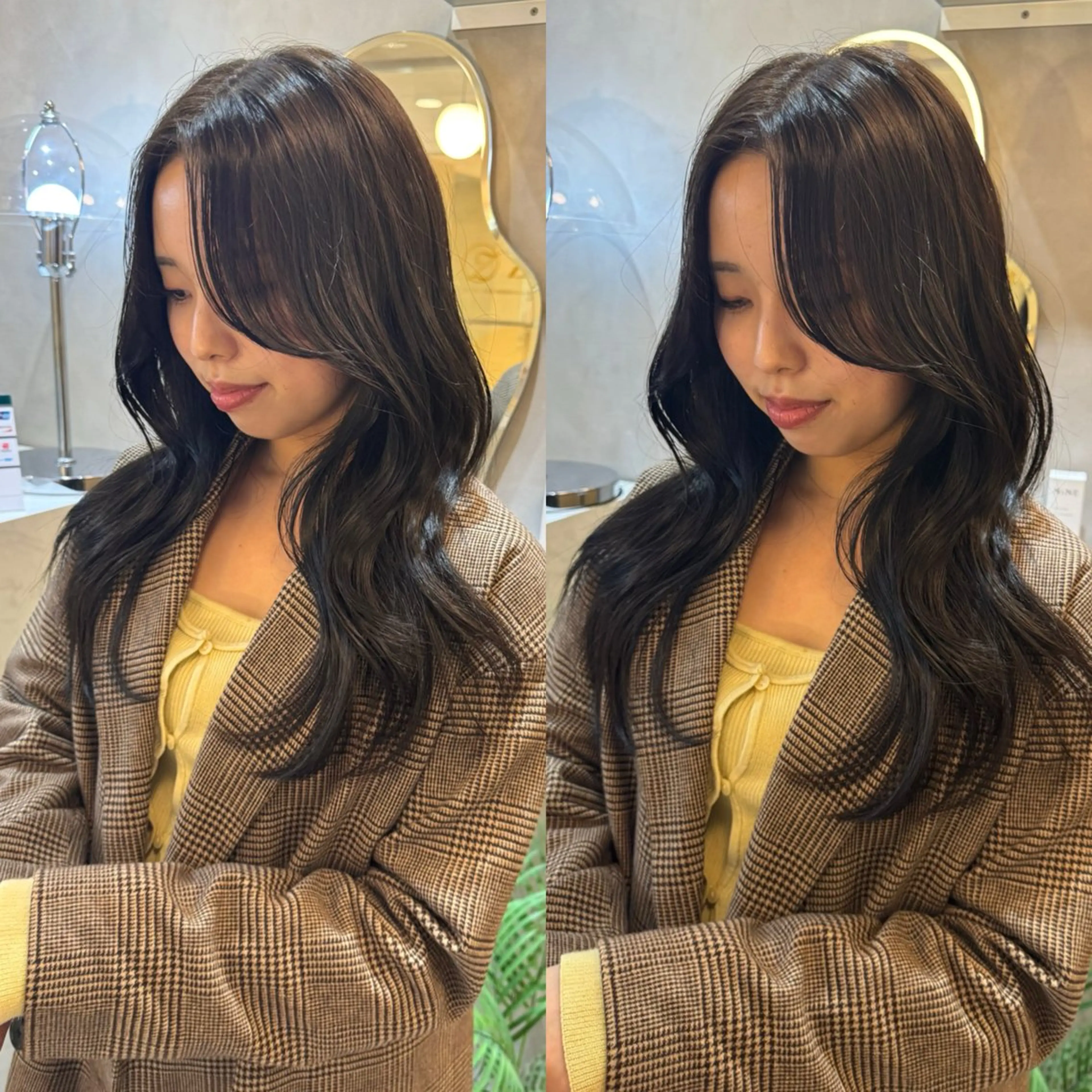 ロング カラー 韓国ヘア🇰🇷/ 顔周り/松田光里のヘアスタイル