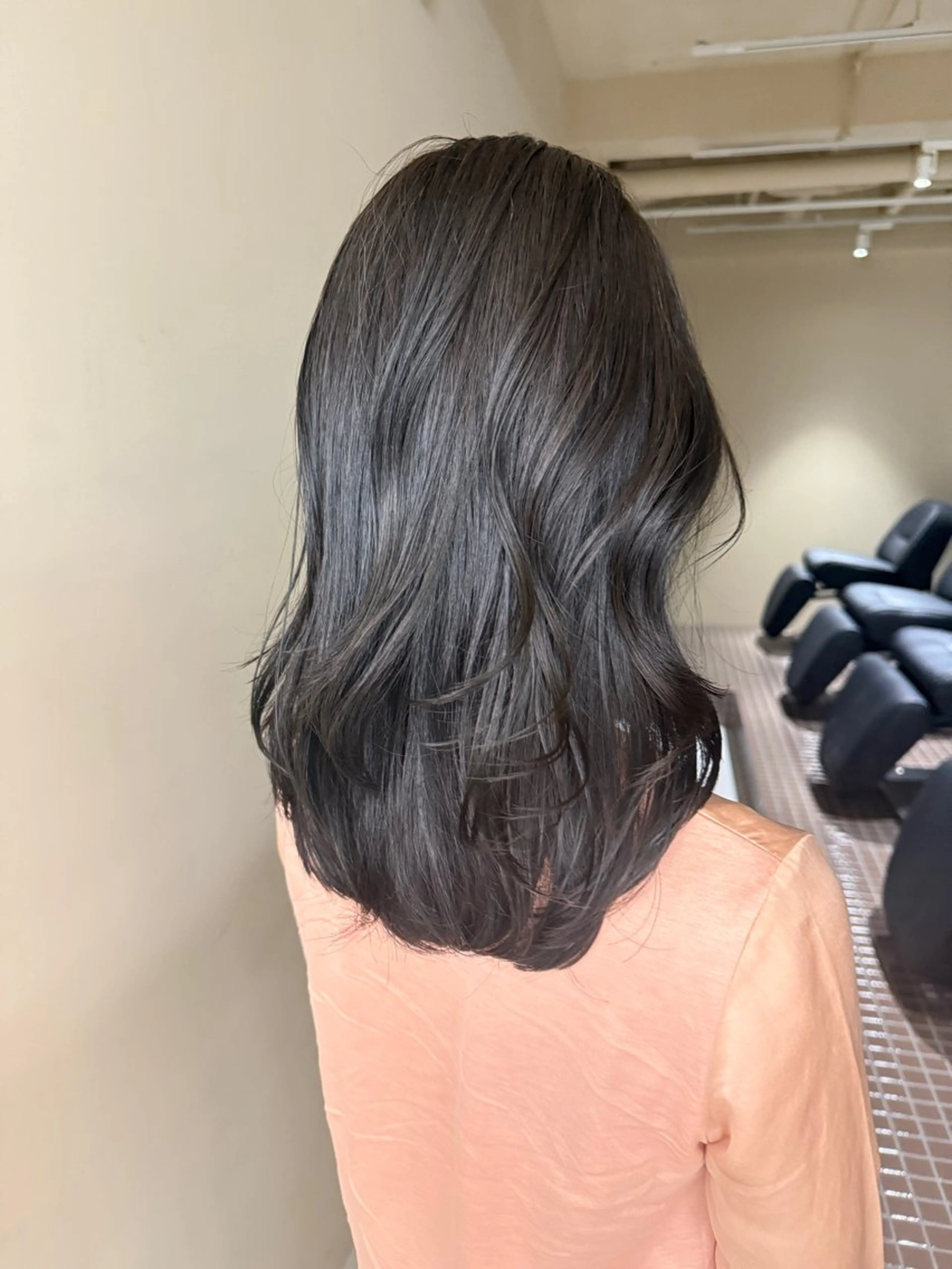 ロング カラー カット ヘアカラー トリートメント 表参道🌿赤み消し カラー/チナツのヘアスタイル