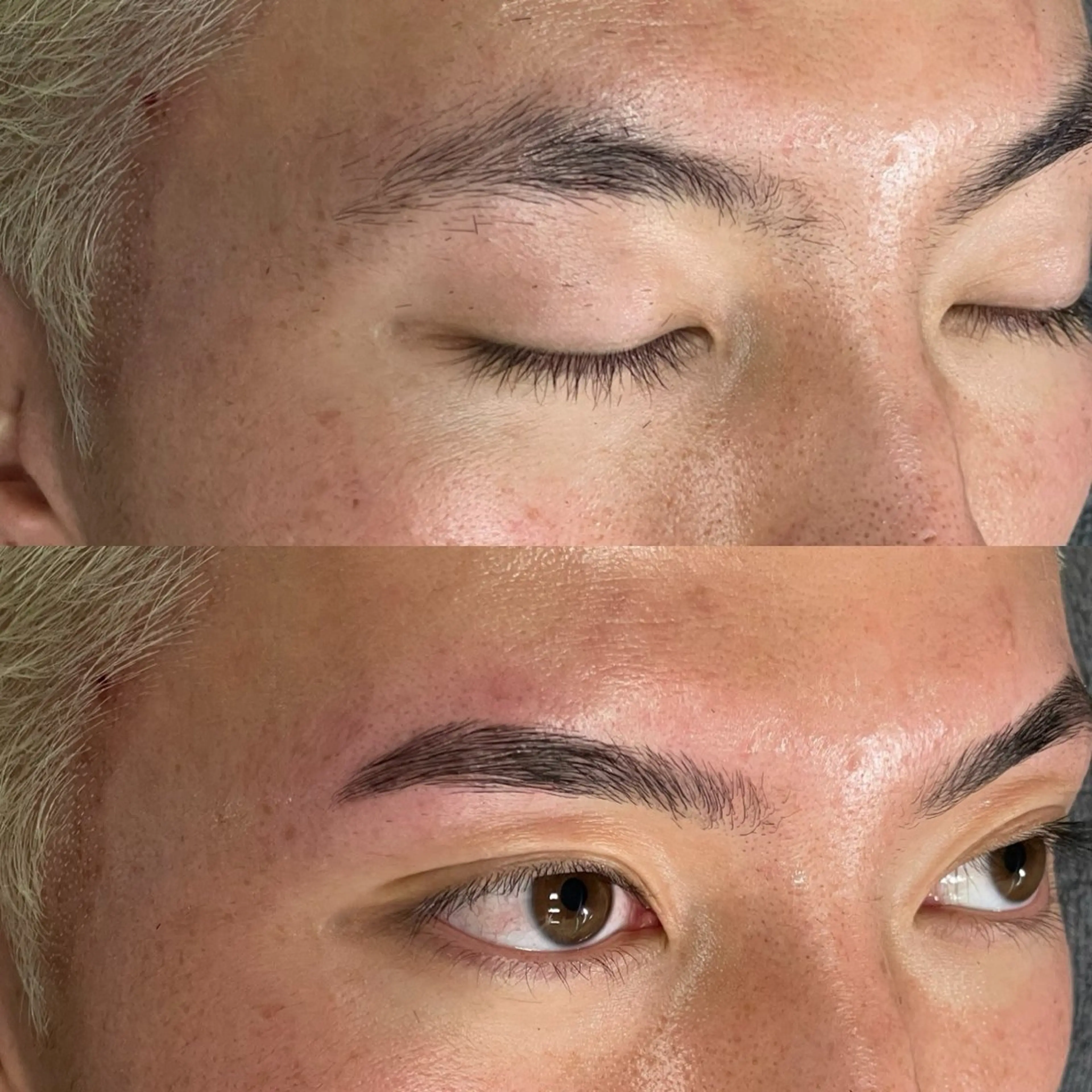 【💙1.5ヶ月以内再来のお客様限定💙】眉毛パーマ+眉毛スタイリング(カット込)の写真