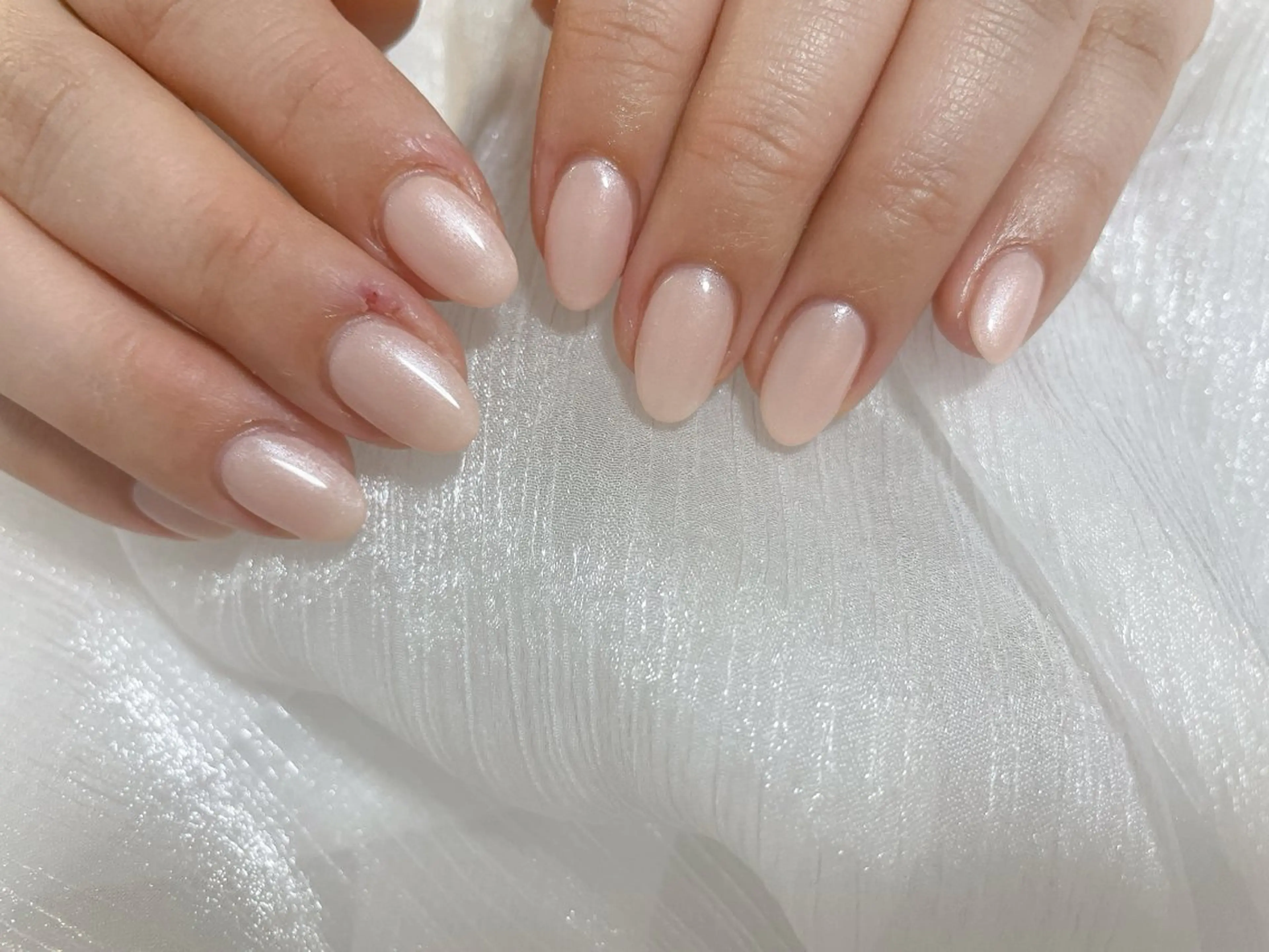ネイル オーロラネイル 桜ネイル フラワーネイル フットネイル フレンチネイル ハンドネイル mogunail &blowのネイルデザイン