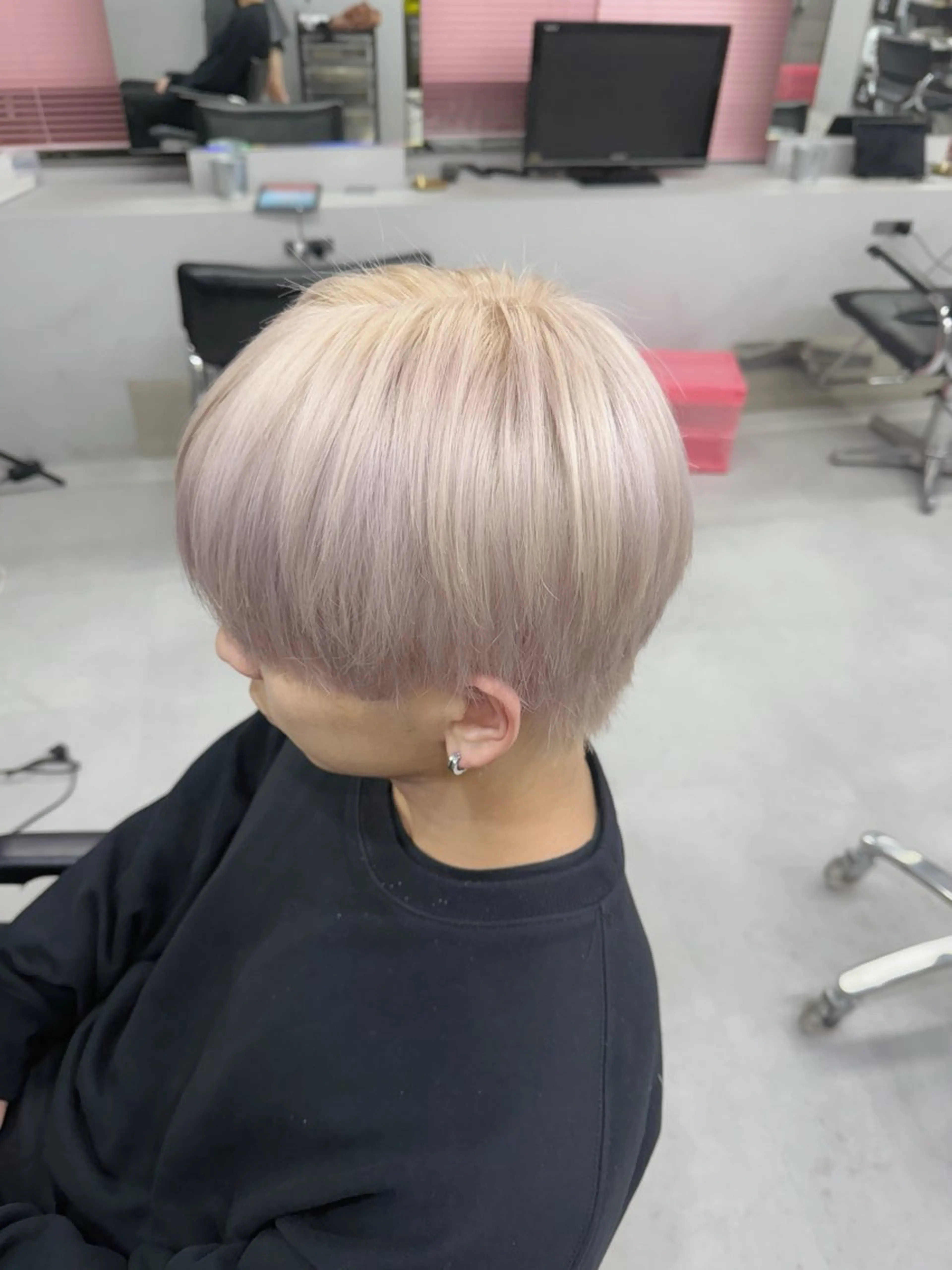 カラー メンズ 韓国レイヤー/ボブ メンズカット/きらりのヘアスタイル