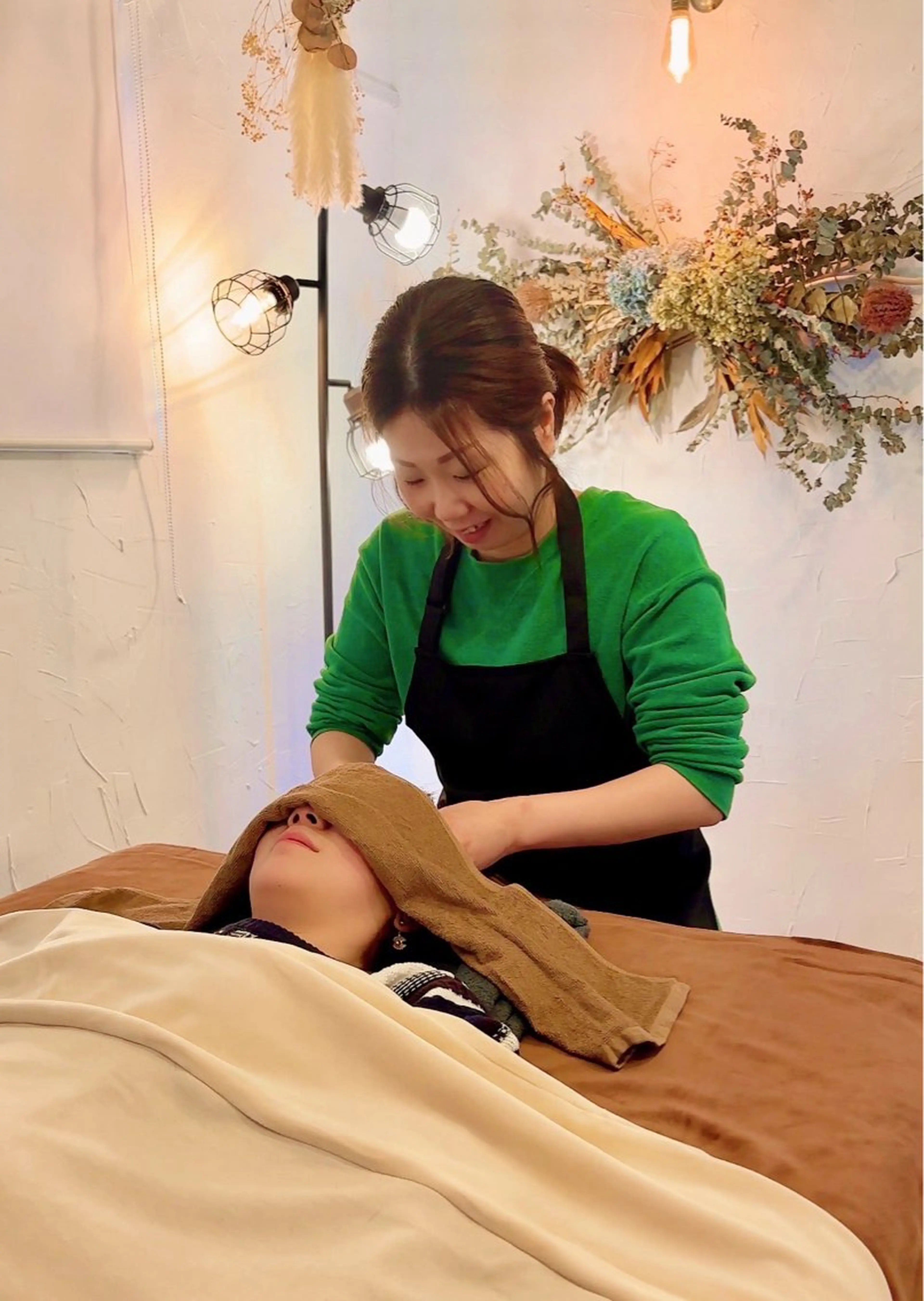 当日予約限定1日１組様【睡眠の質UP♪】ドライヘッドスパ&首肩デコルテ40分の写真