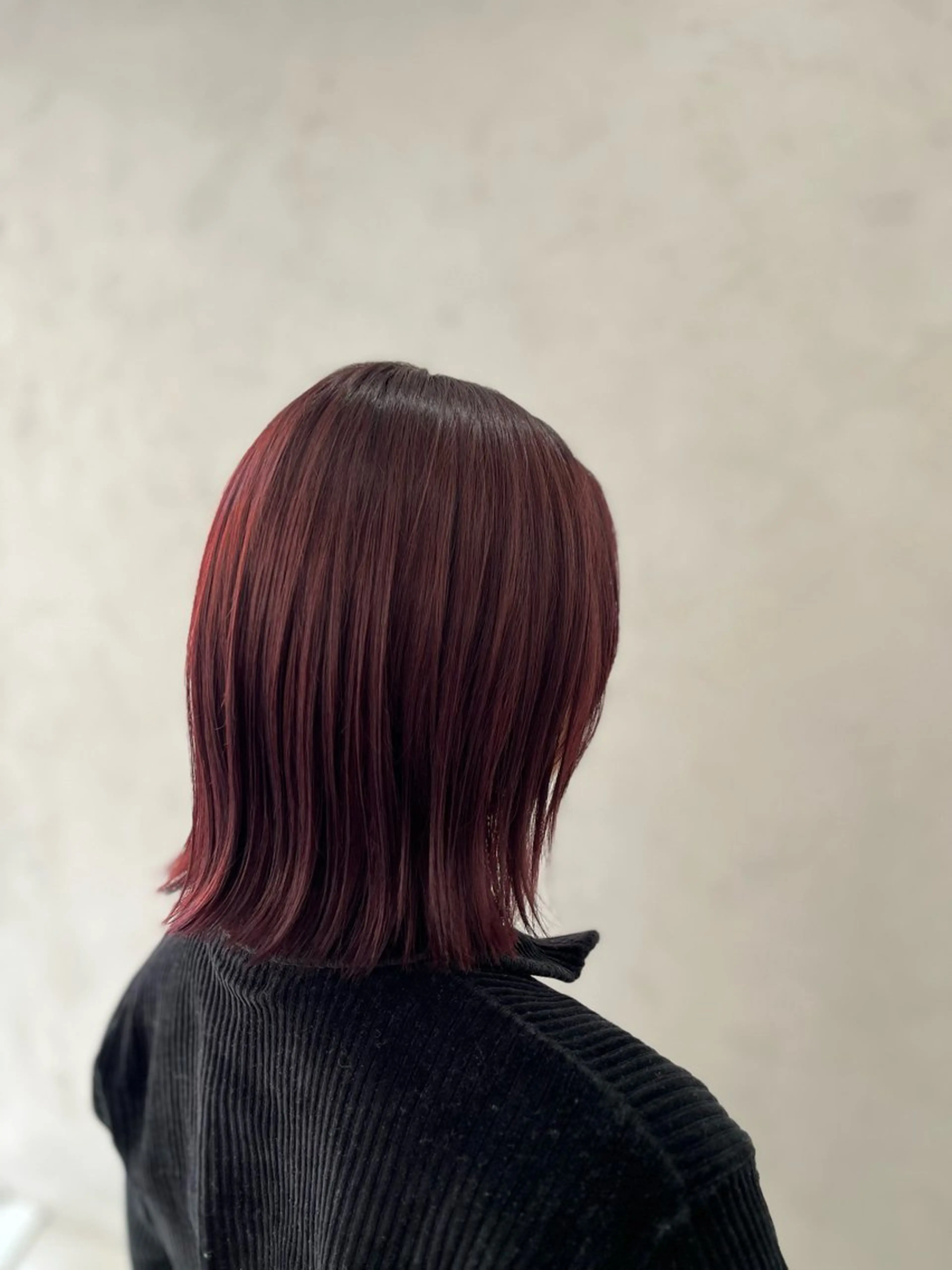 ミディアム カラー ブリーチなし透明感 カラー✨横山 佳希のヘアスタイル