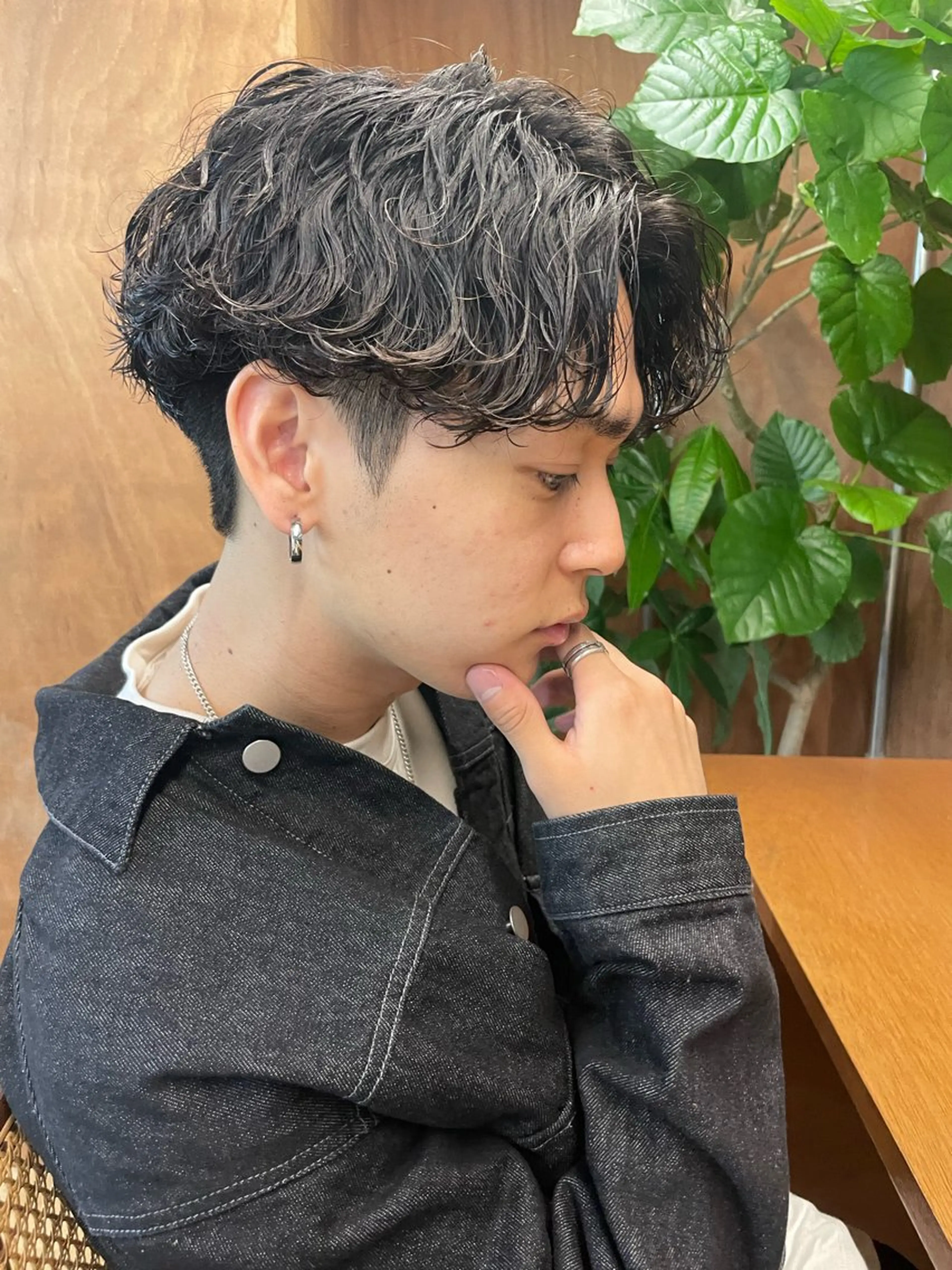 ショート カラー パーマ ヘアアレンジ メンズ カット パーマ トリートメント ヘアセット 亀井隆汰/メンズ専門 パーマ特化美容師のヘアスタイル