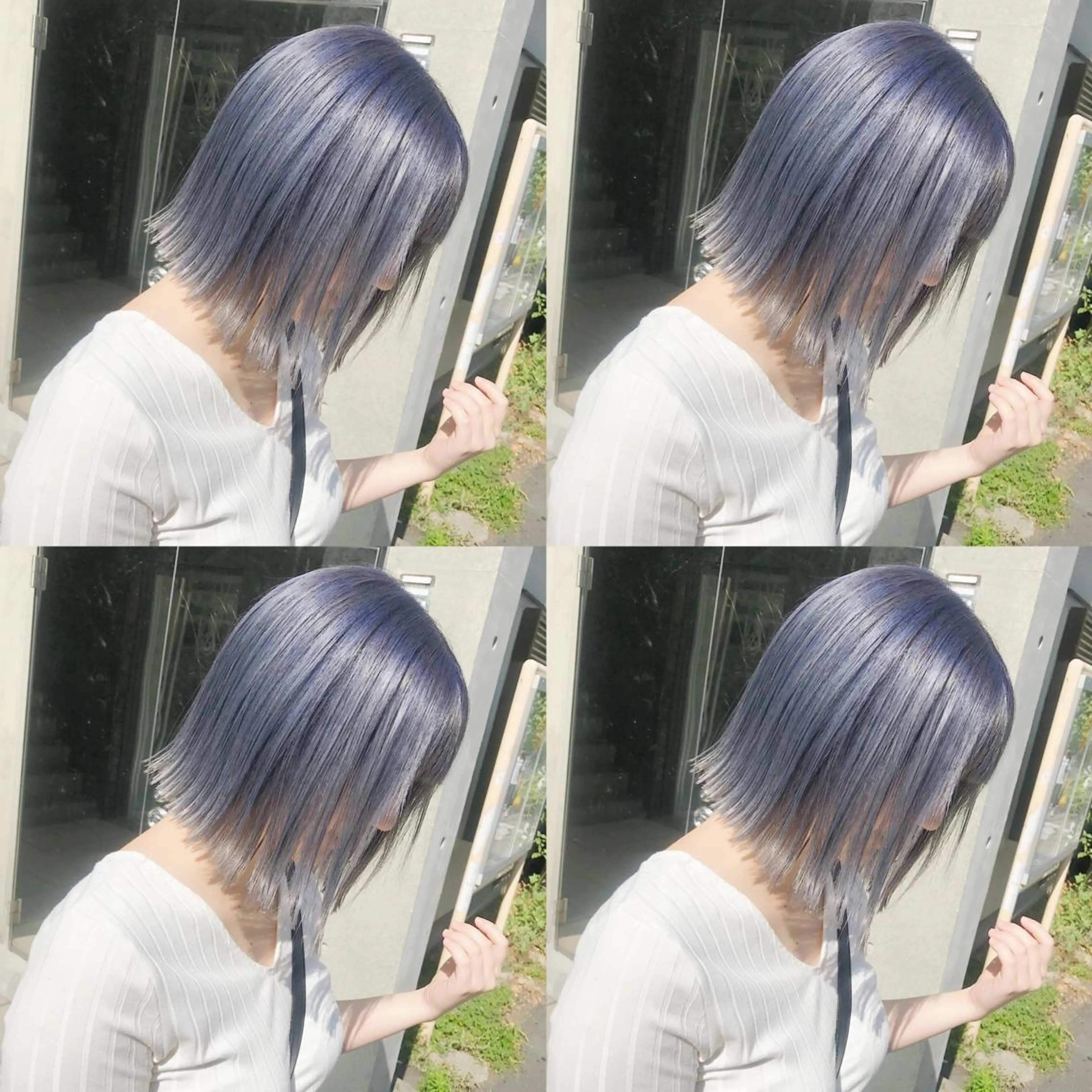 ミディアム カラー ヘアアレンジ カット ヘアカラー トリートメント TAKUMAブリーチ /切りっぱなし🪽のヘアスタイル