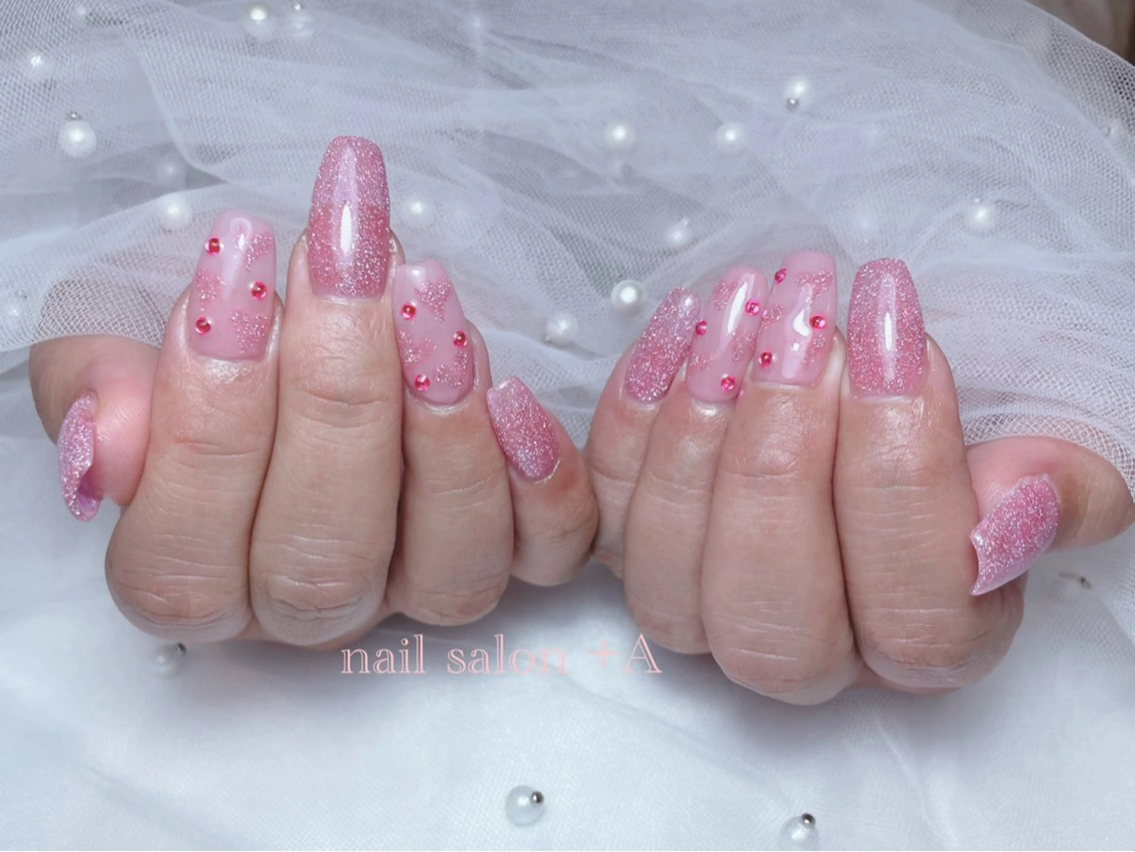 ロング Nail Salon +Aのネイルデザイン