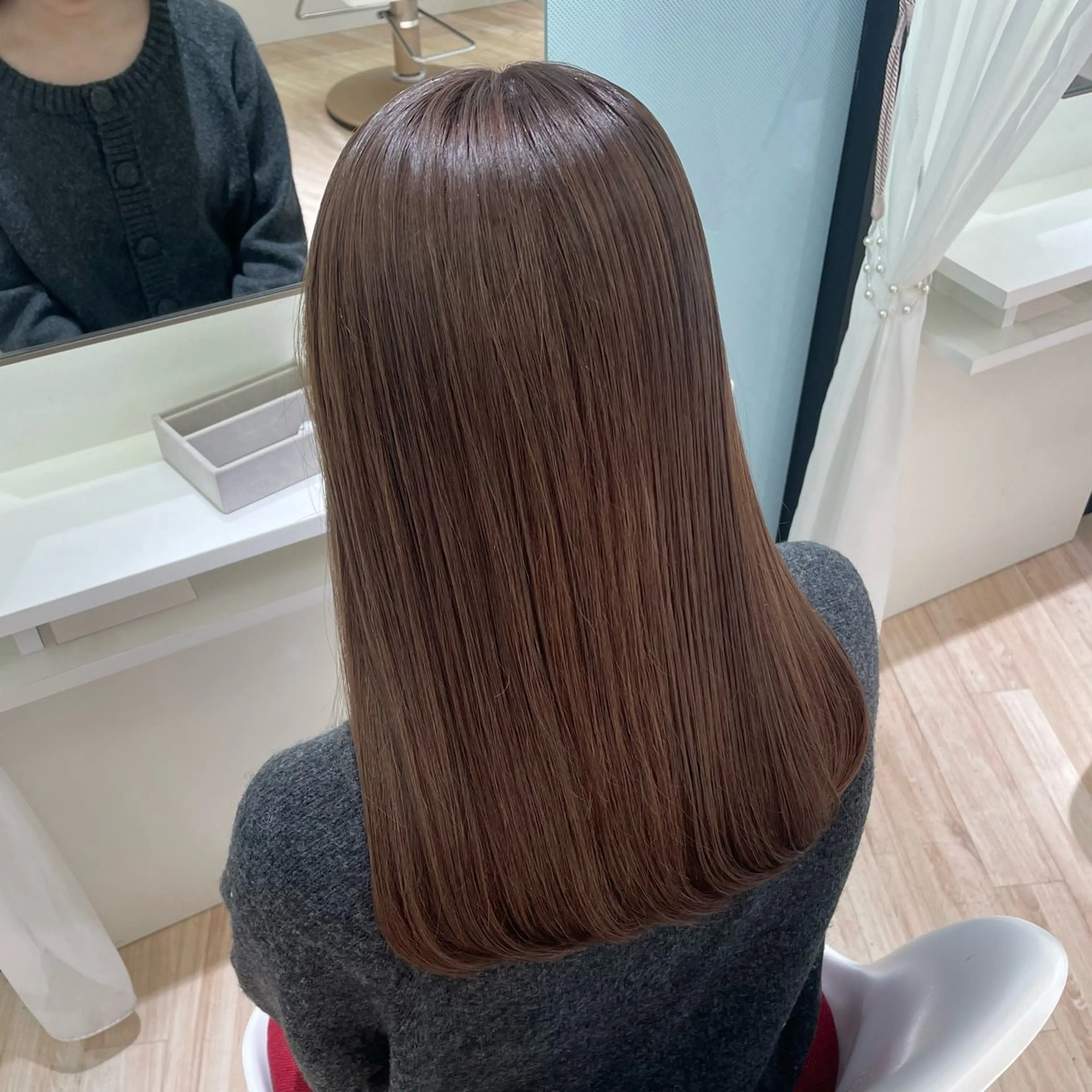 セミロング カラー Parve Mix /頓宮 稚愛🤍のヘアスタイル