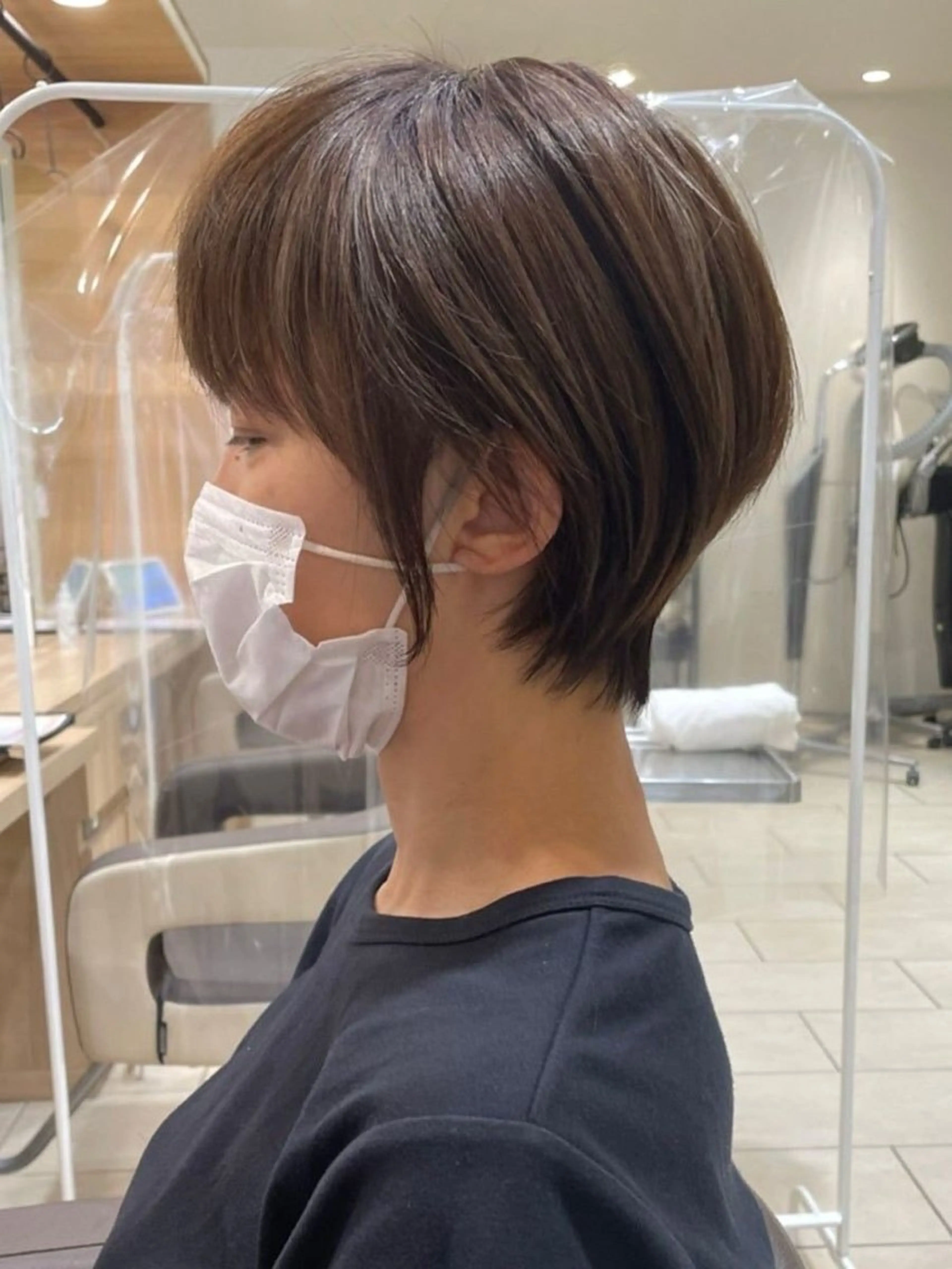 ショート カラー ハイライトカラー ハイライト 髪質改善 ショートヘア カット ヘアカラー 内藤　宏紀 tidasmileのヘアスタイル