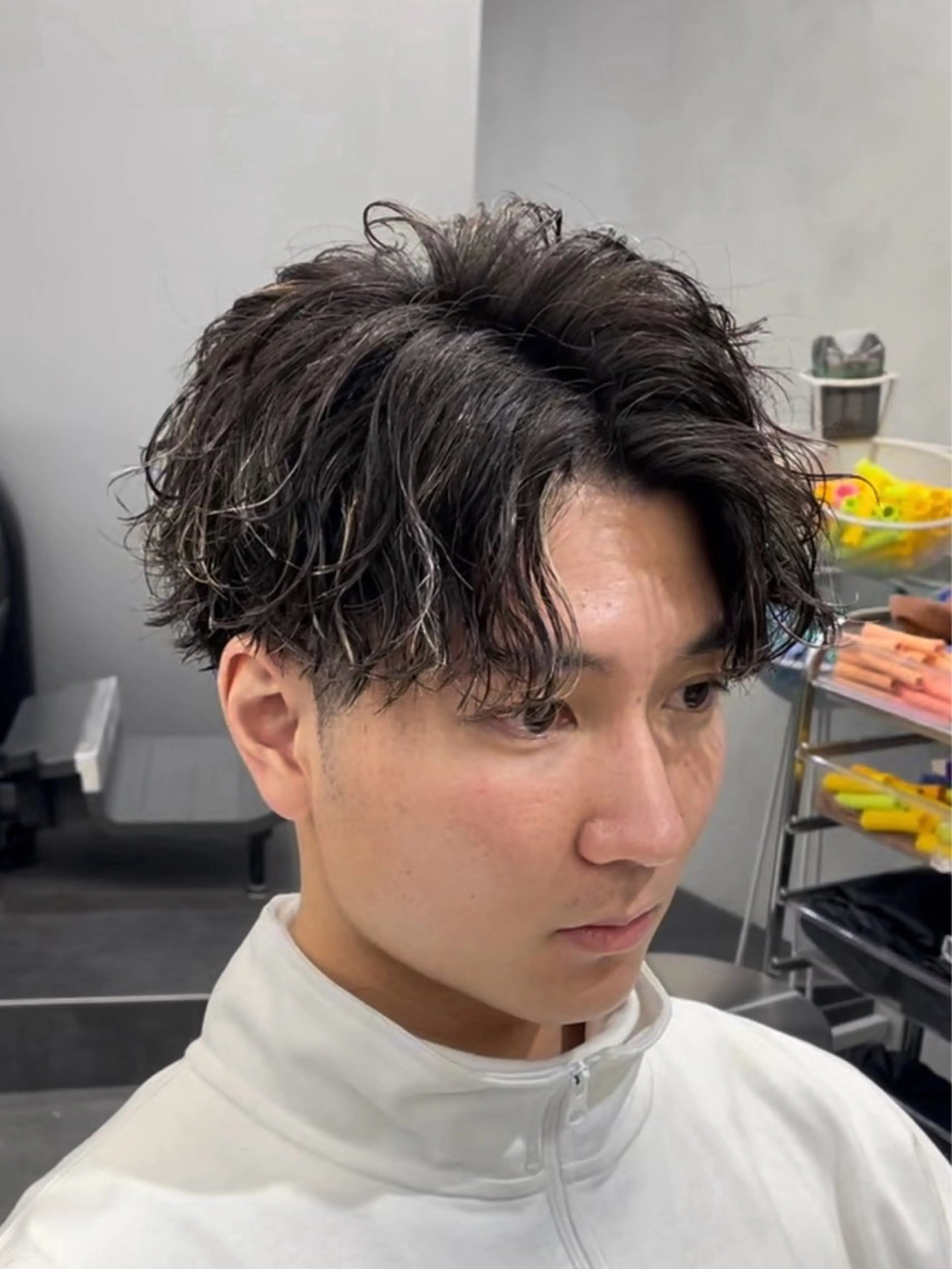 ショート パーマ カット ヘアカラー パーマ fifth 児玉達哉 当日予約🙆のヘアスタイル