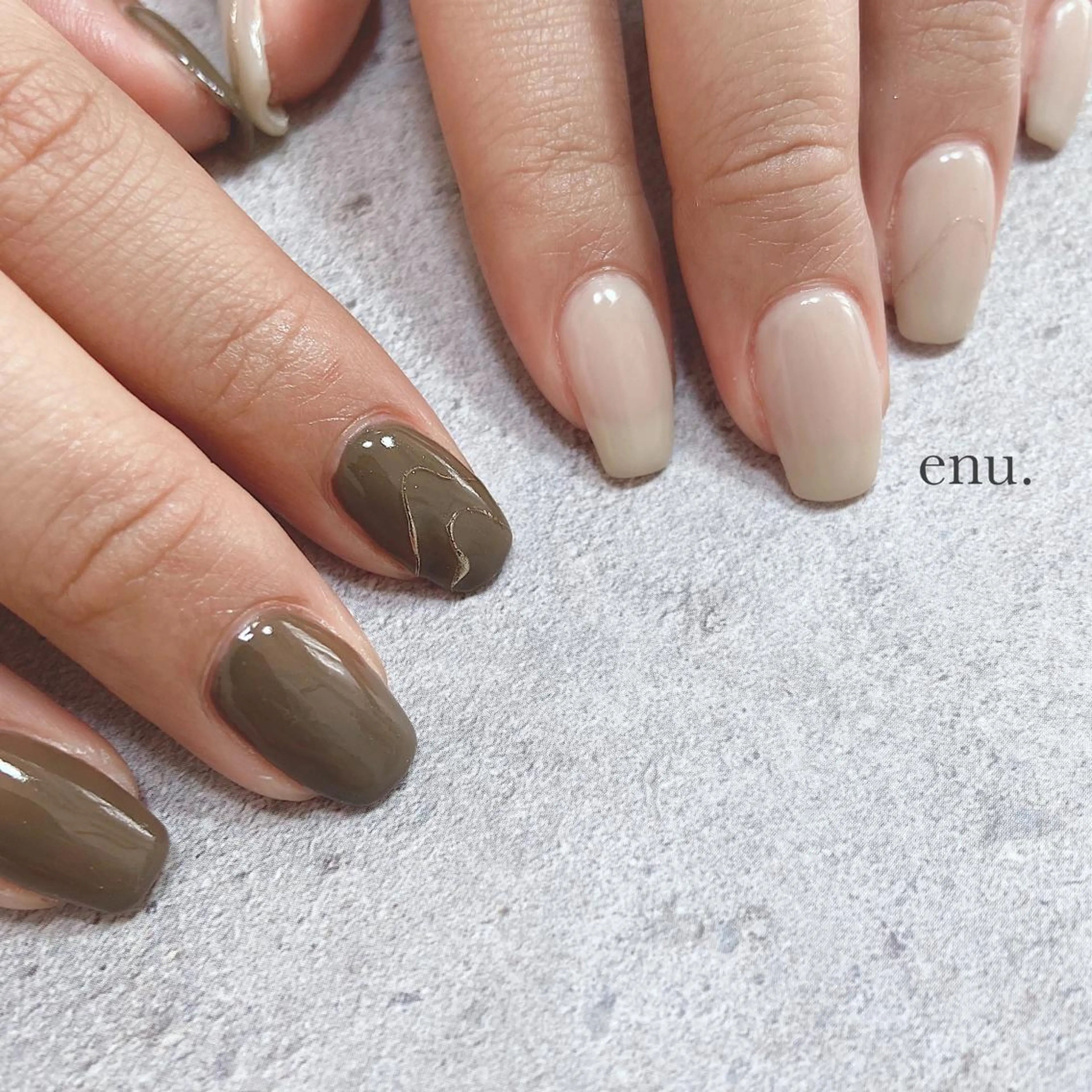 ネイル ハンドネイル enu. nanakoのネイルデザイン