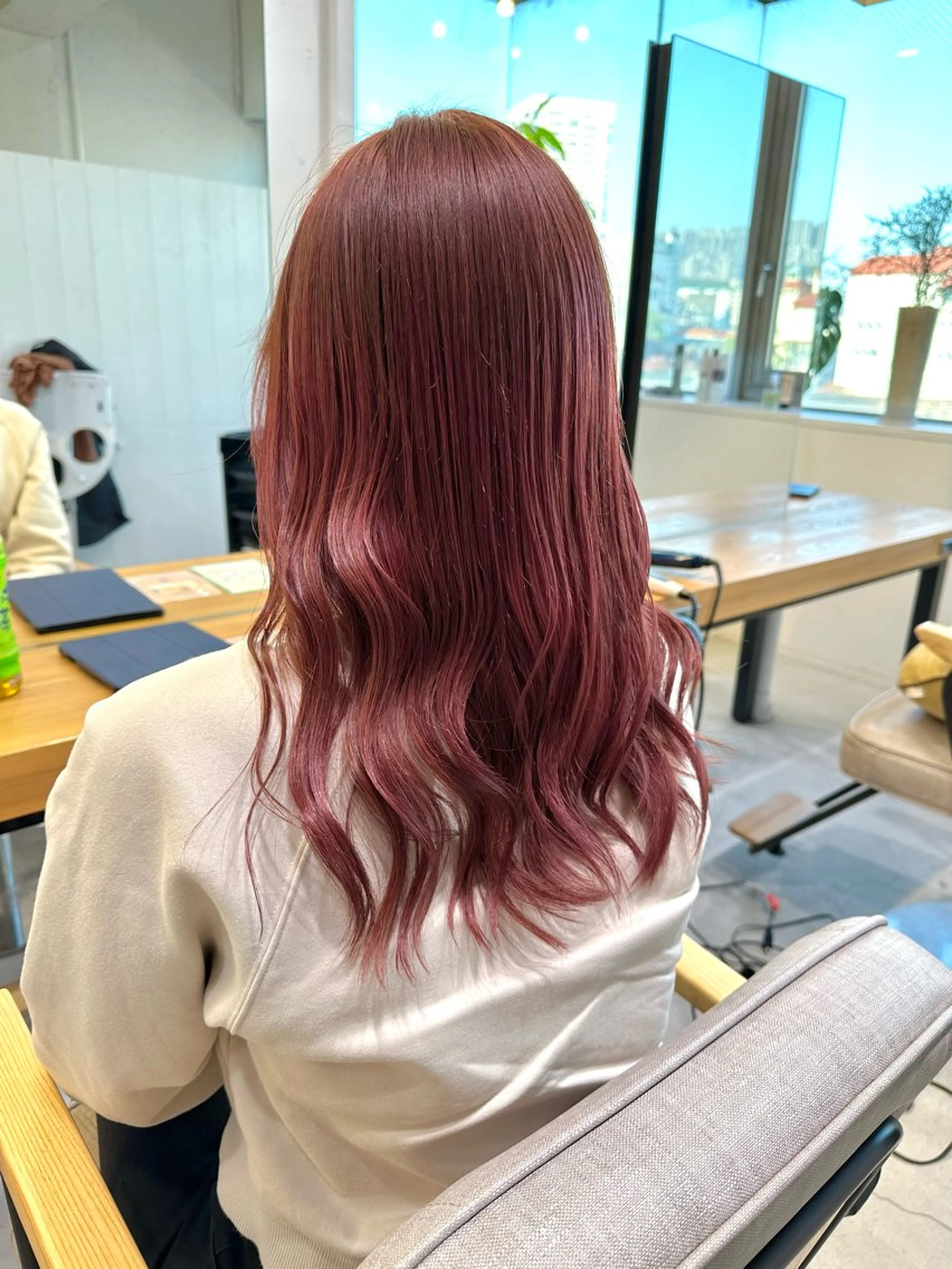 セミロング カット ヘアカラー トリートメント 上野湧太 髪質改善/艶カラーのヘアスタイル