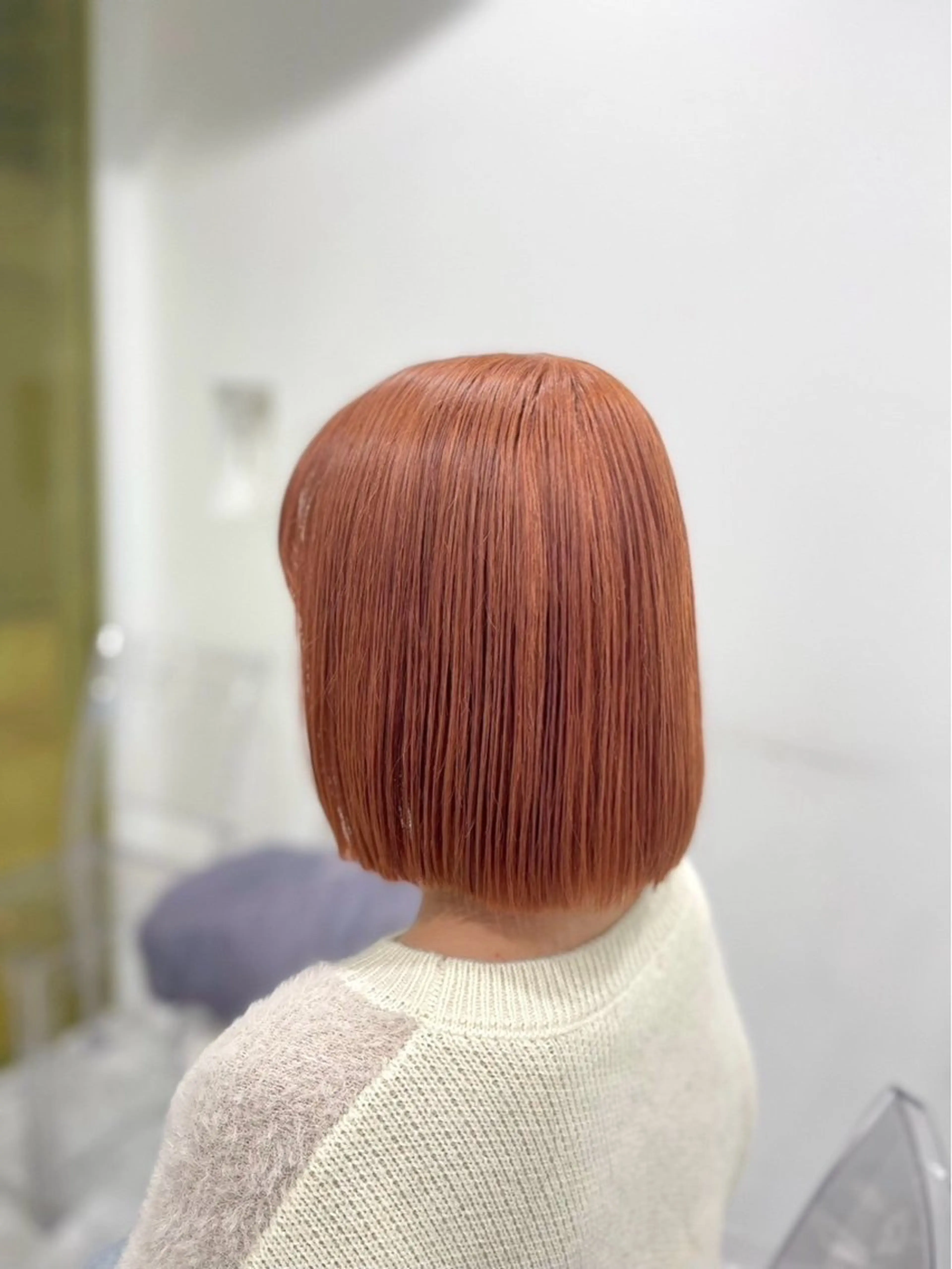 ミディアム カラー オレンジ届けます🦊 HARUNEのヘアスタイル