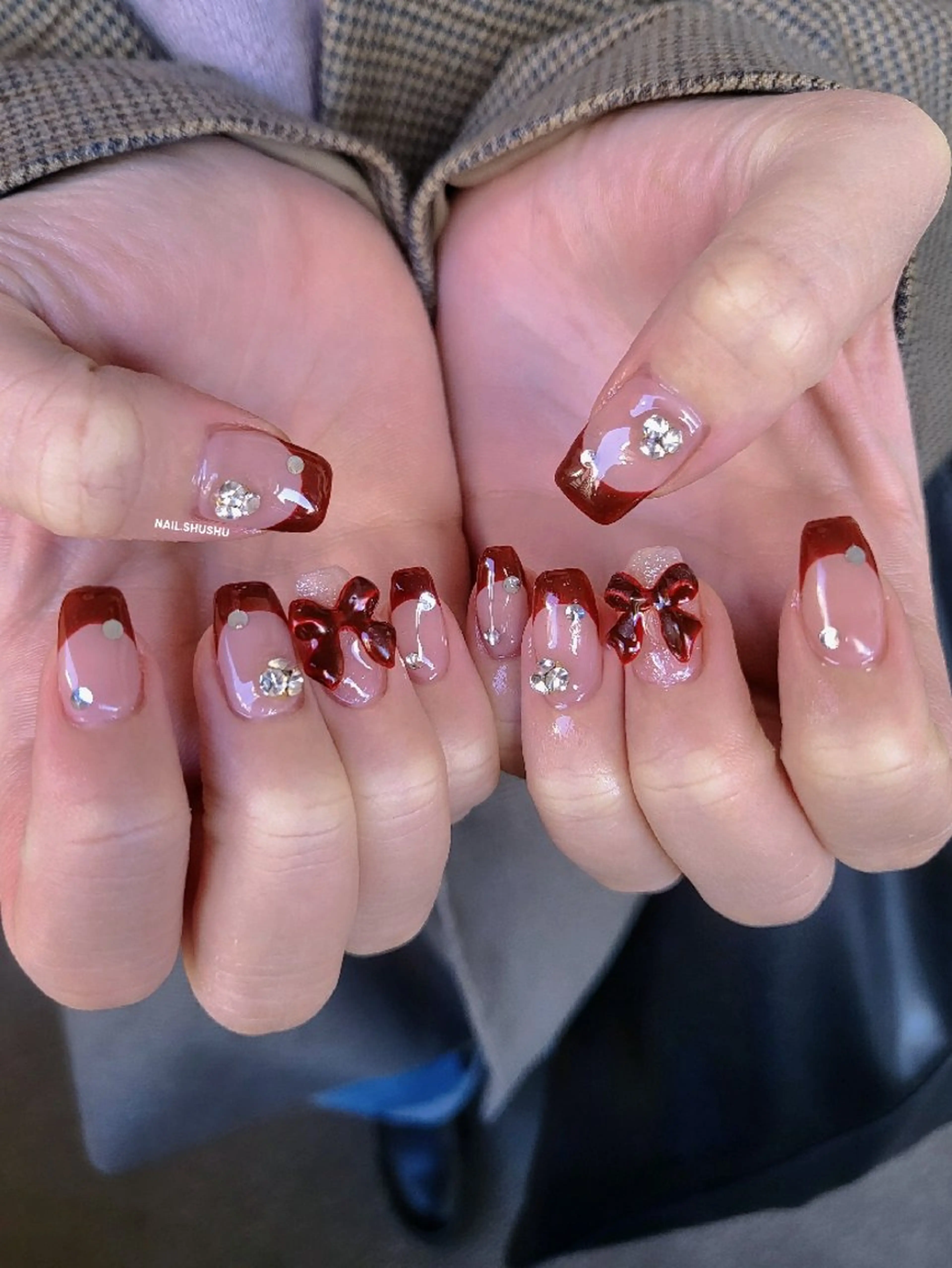 ネイル 3dパーツ/流行り 👧shushu❤️のネイルデザイン