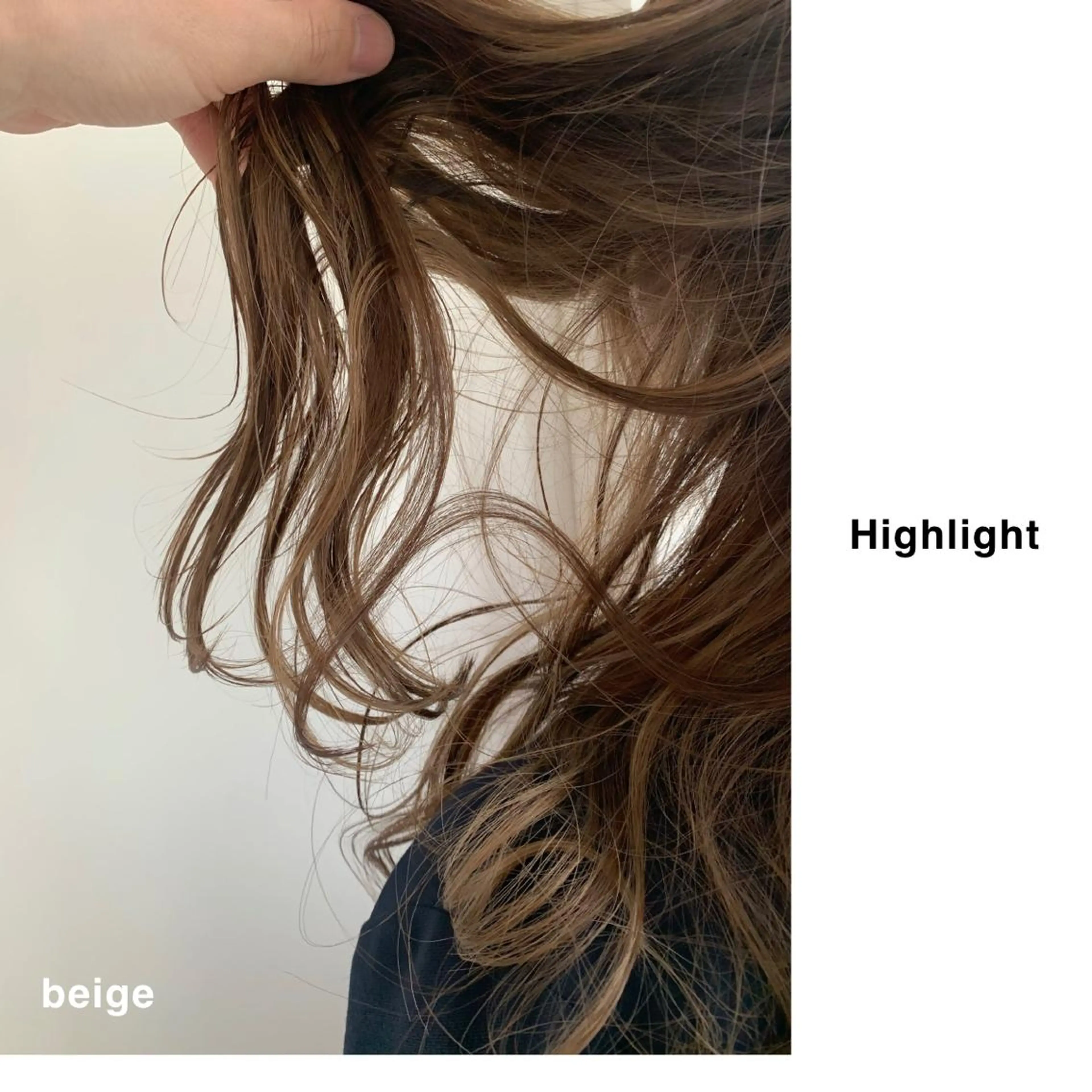 カラー グレージュ ハイライトカラー ヘアカラー トリートメント 山本 晶大のヘアスタイル