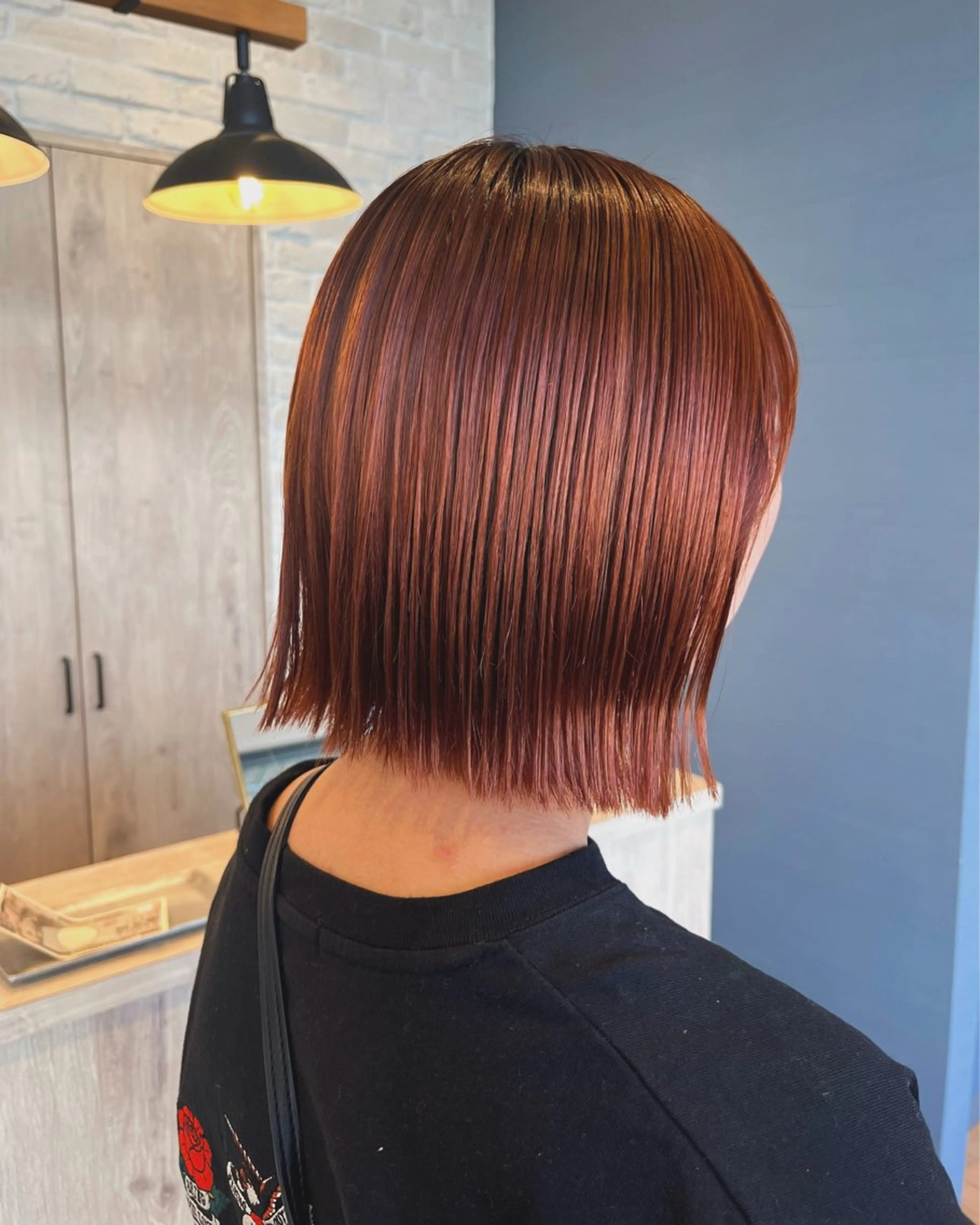 ミディアム カラー ヘアカラー トリートメント セジールヘアメゾン所属・韓国レイヤー/透明感 カラー🐈曾根高のヘアスタイル