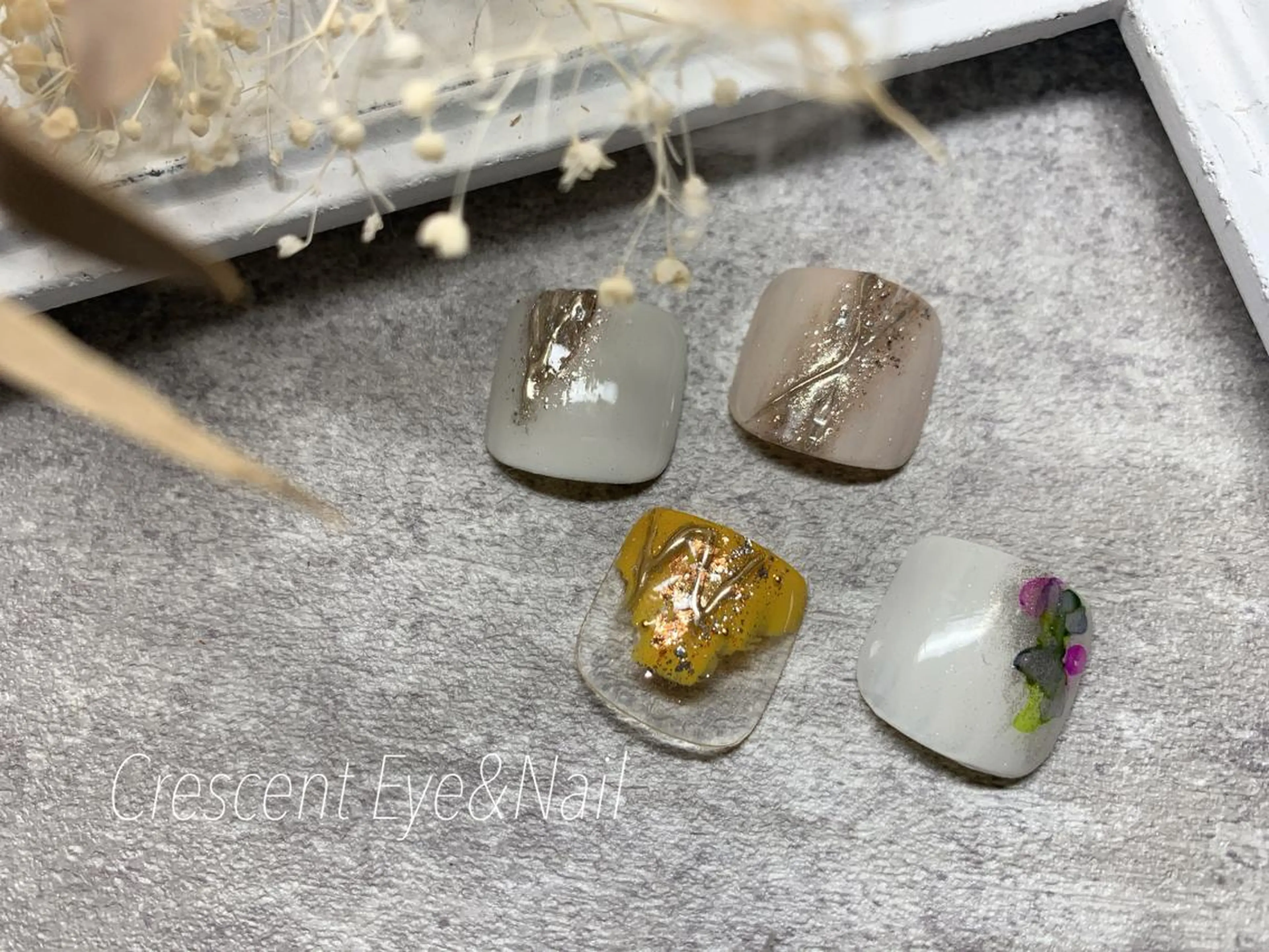 ネイル フットネイル 谷川 薫のネイルデザイン