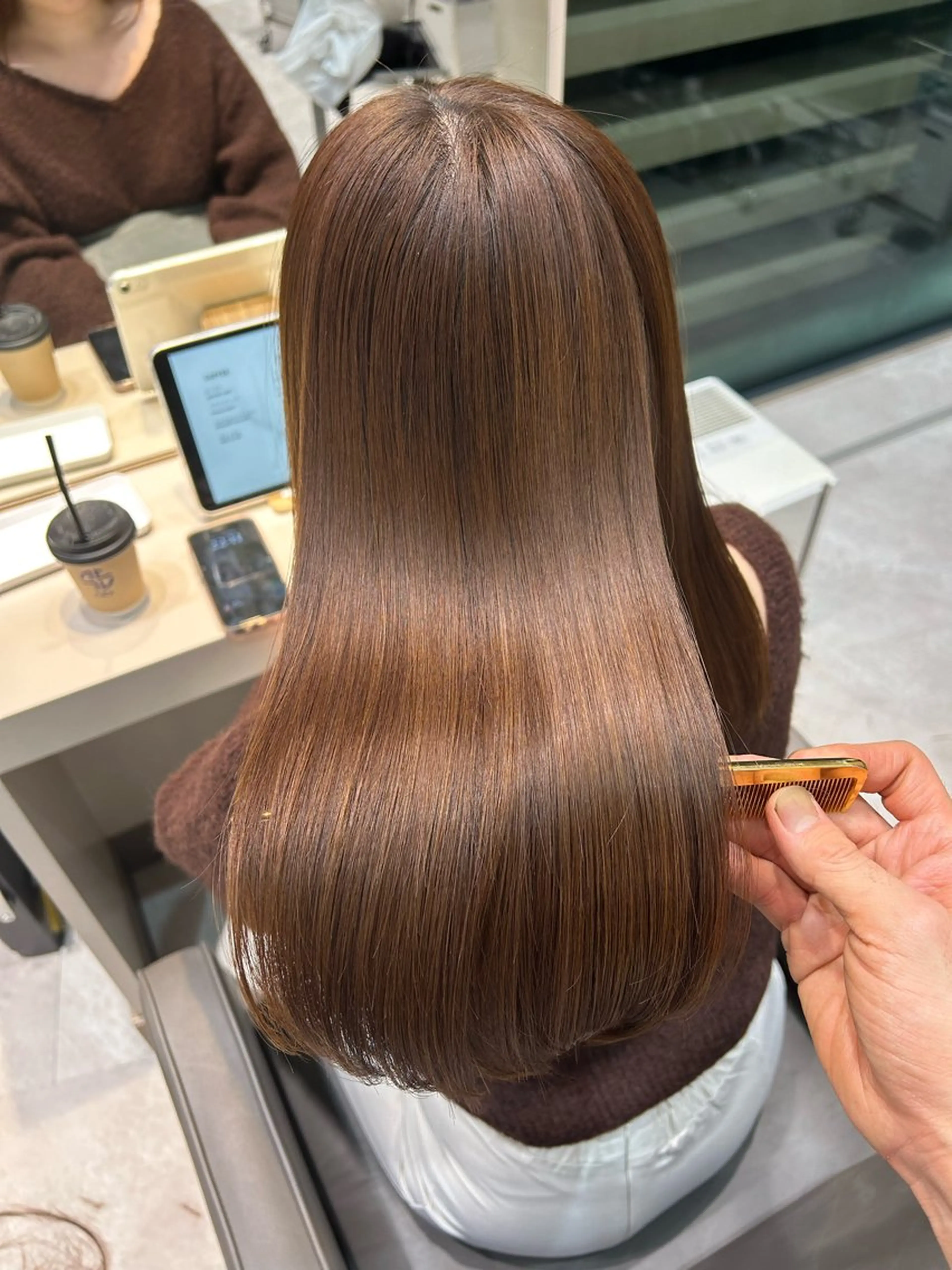 ミディアム 割れ癖も直す髪質改善 美容師✨みやたのヘアスタイル