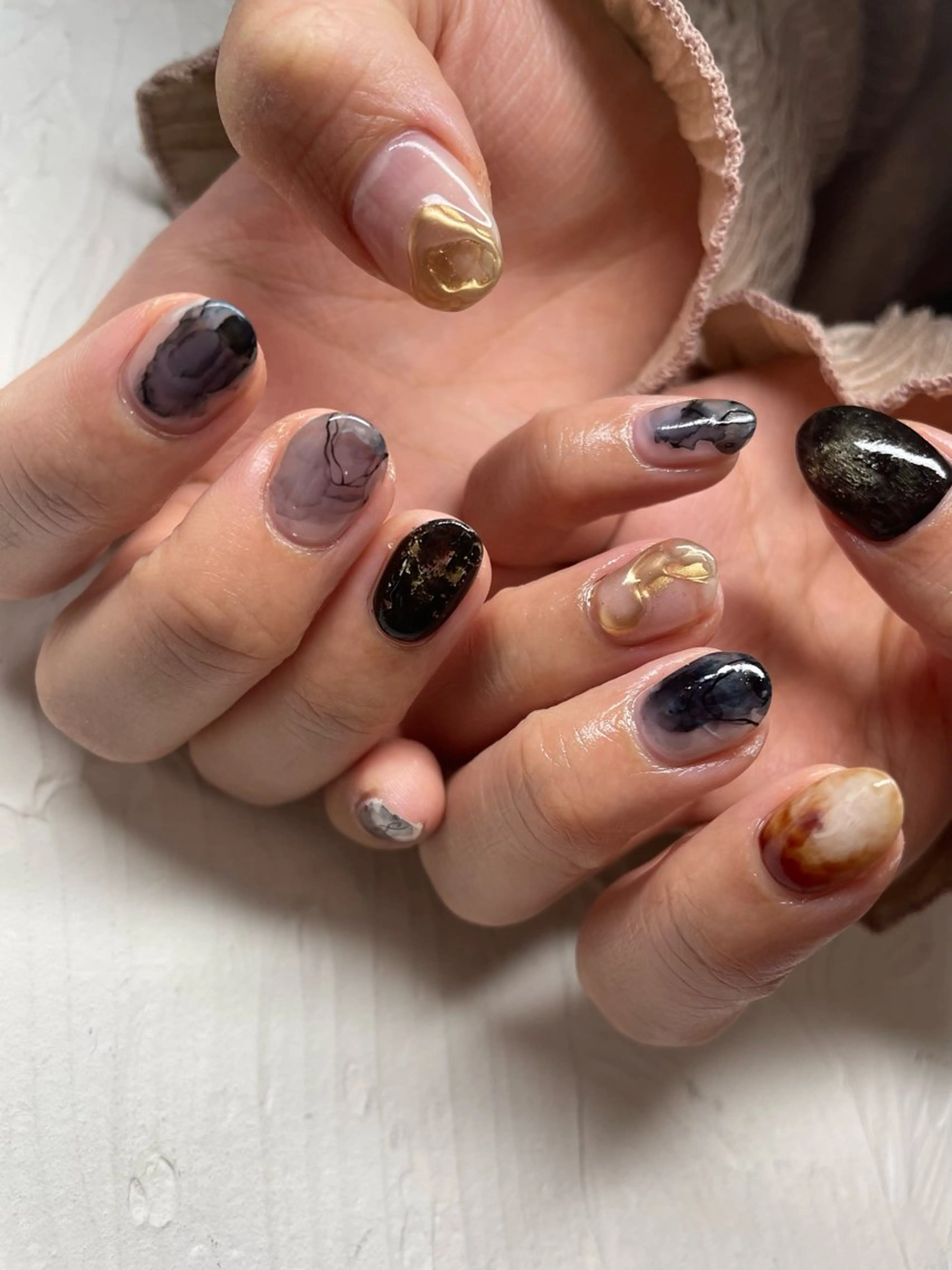 ネイル ハンドネイル フットネイル 🌕akuri🌖 渋谷/nuanceのネイルデザイン