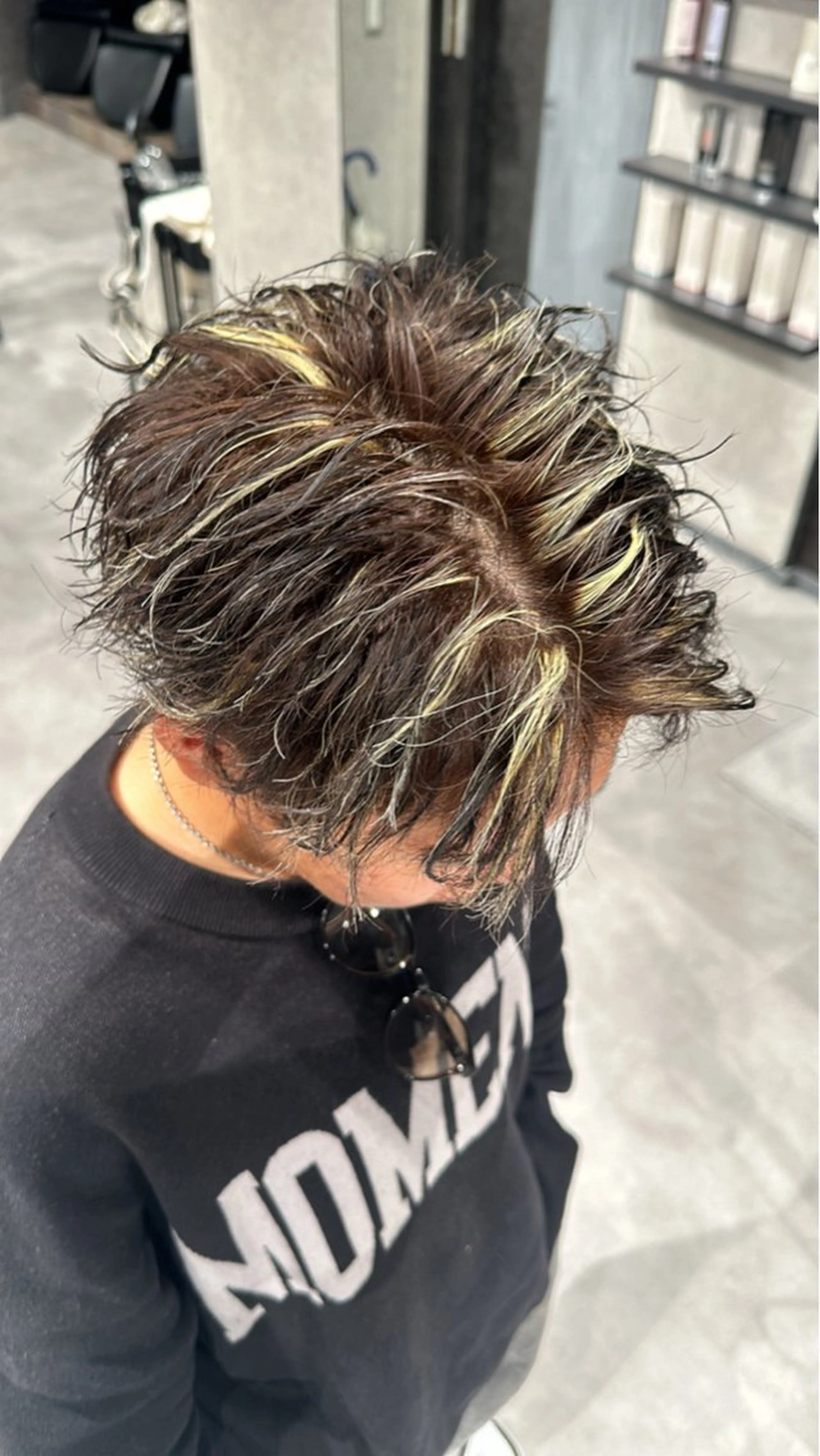 ショート カラー ヘアアレンジ メンズ メンズヘア静岡 ✂︎Ryuheiのヘアスタイル