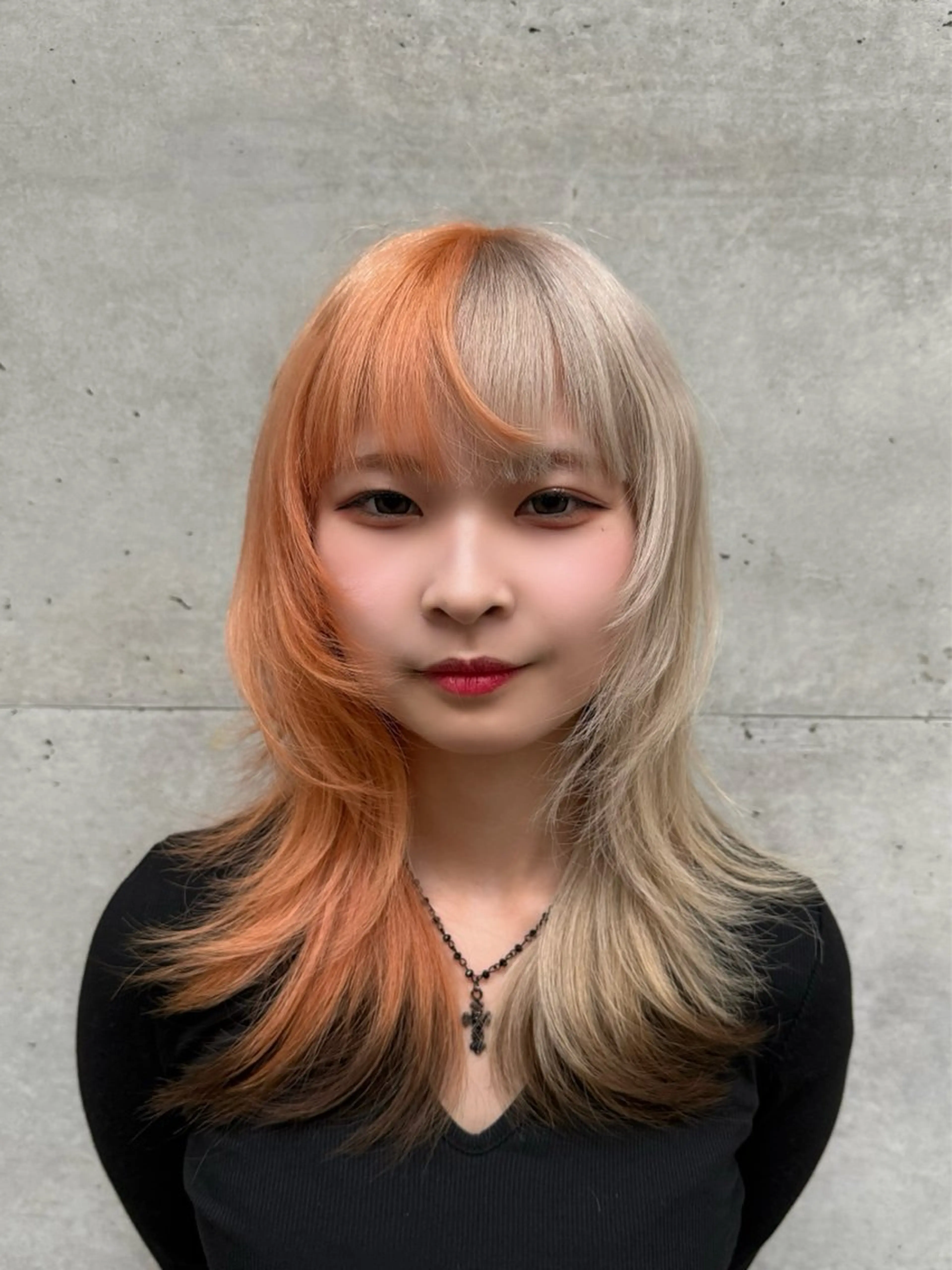セミロング カラー ヘアアレンジ 原宿/似合わせカラー /@shx_7q将太のヘアスタイル