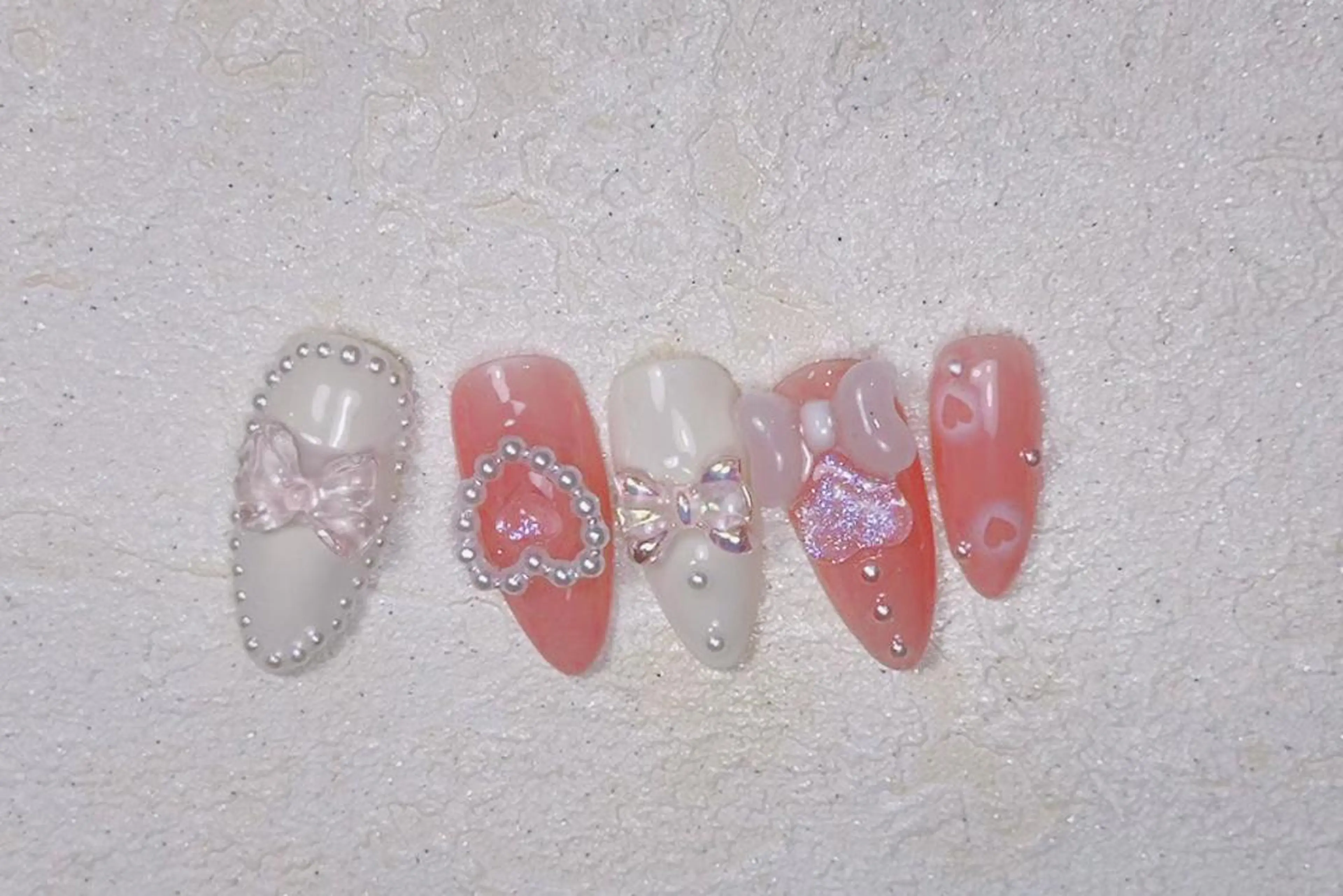 ネイル ロングネイル スカルプネイル ネイルチップ ワンホンネイル MSSugar Nailのネイルデザイン