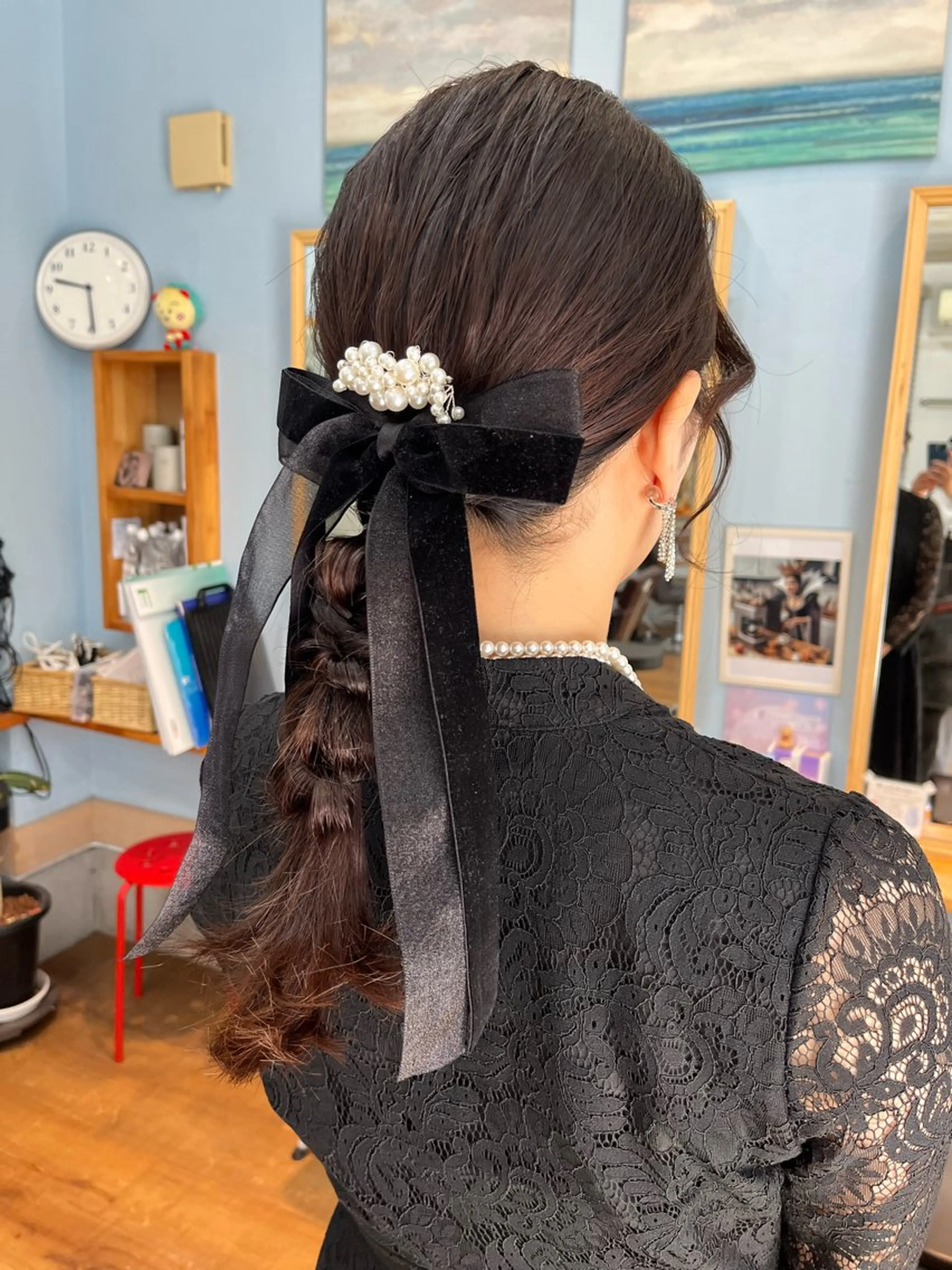 ロング ヘアアレンジ 《髪質改善 UN BLEACH》のヘアスタイル